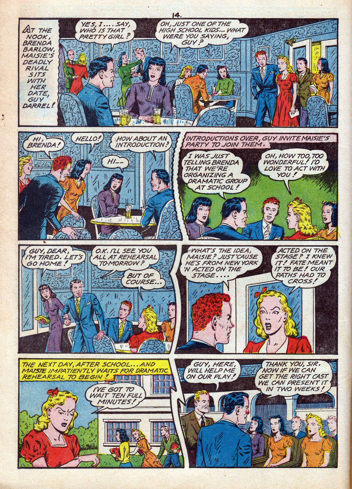 Read online Comedy Comics (1942) comic -  Issue #11 - 16