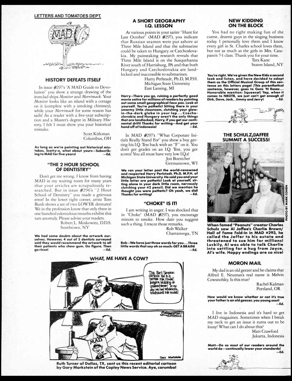 Read online MAD comic -  Issue #299 - 4