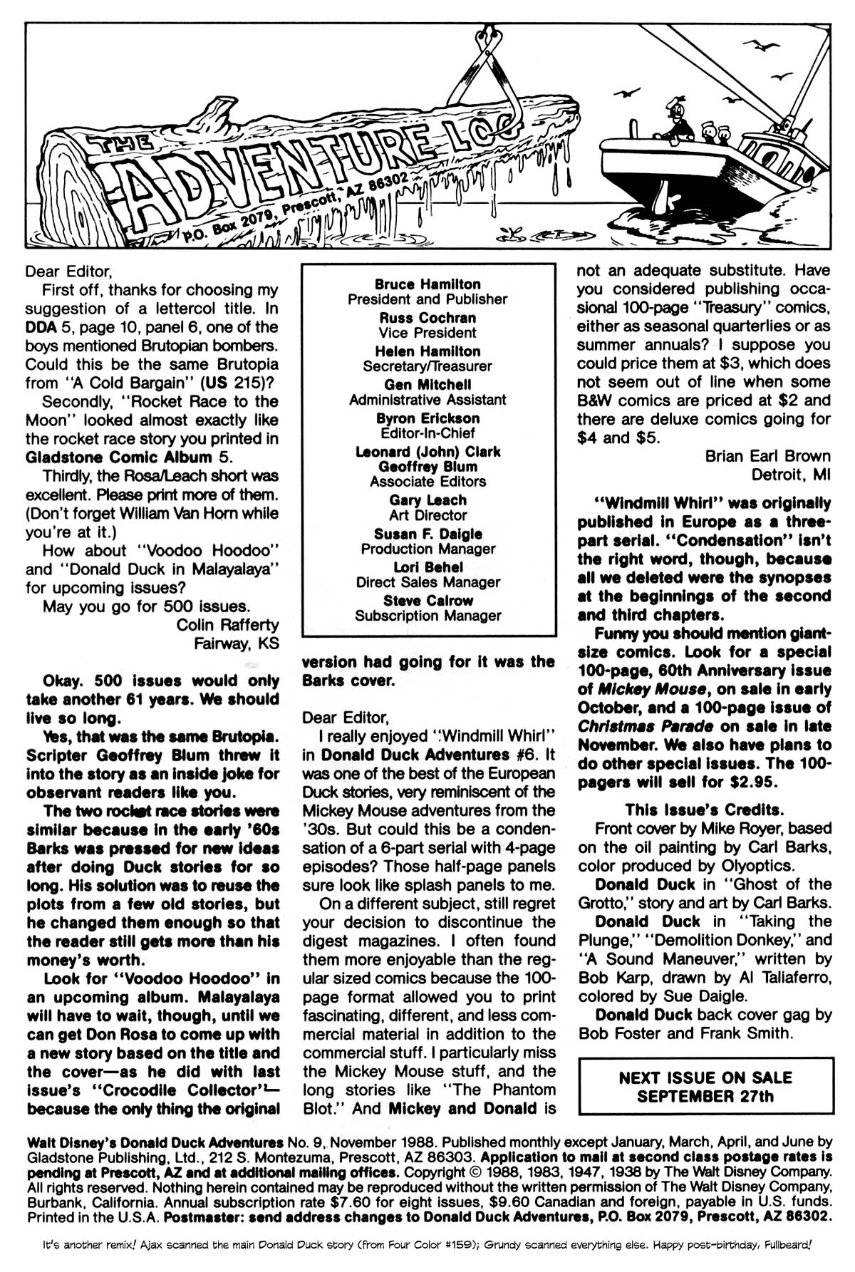 Read online Walt Disney's Donald Duck Adventures (1987) comic -  Issue #9 - 2