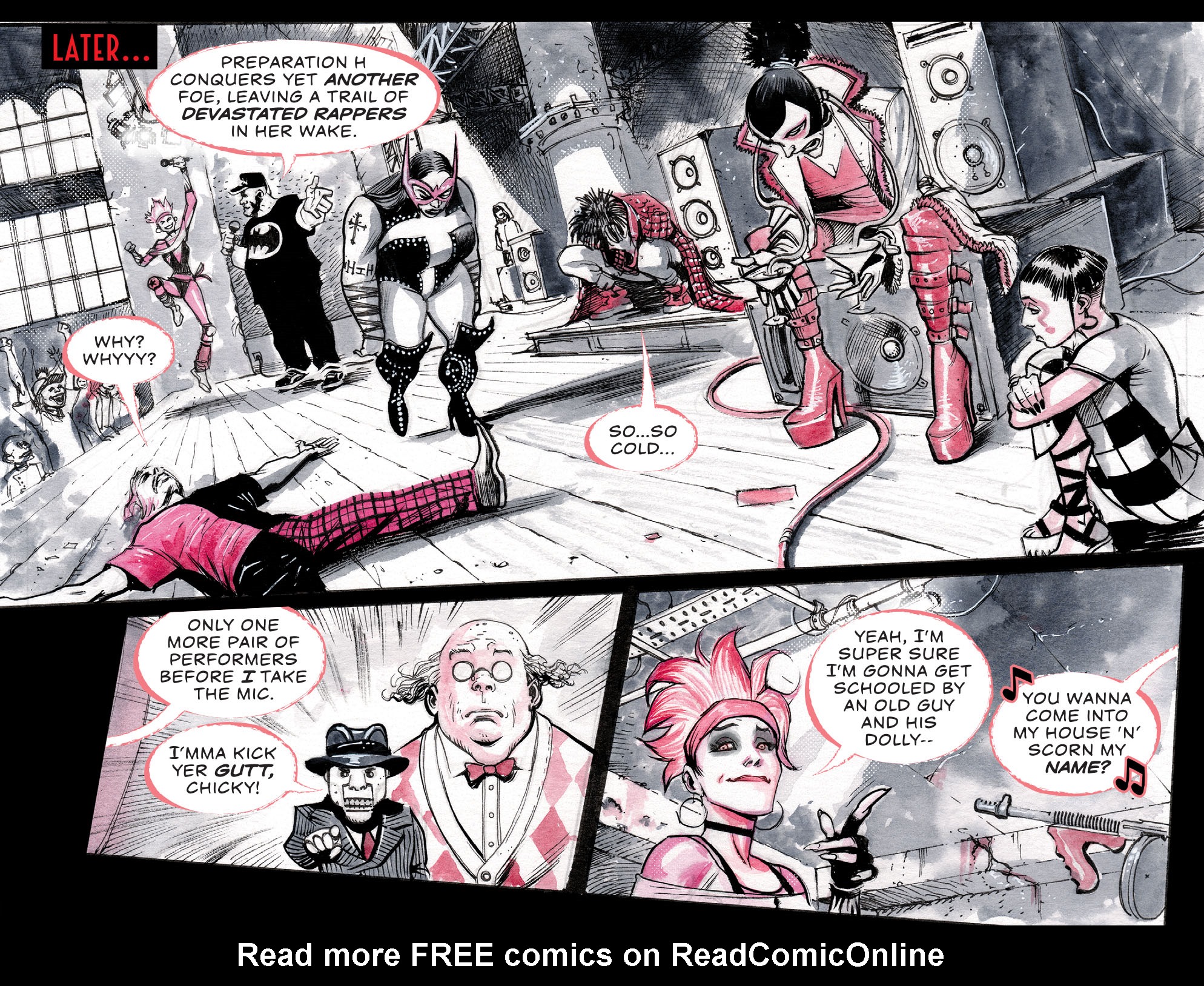 Read online Harley Quinn Black   White   Red comic -  Issue #4 - 14