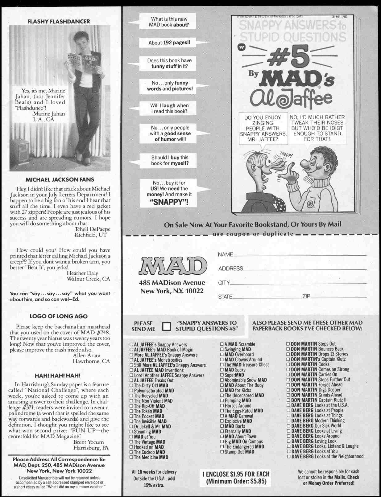 Read online MAD comic -  Issue #250 - 5