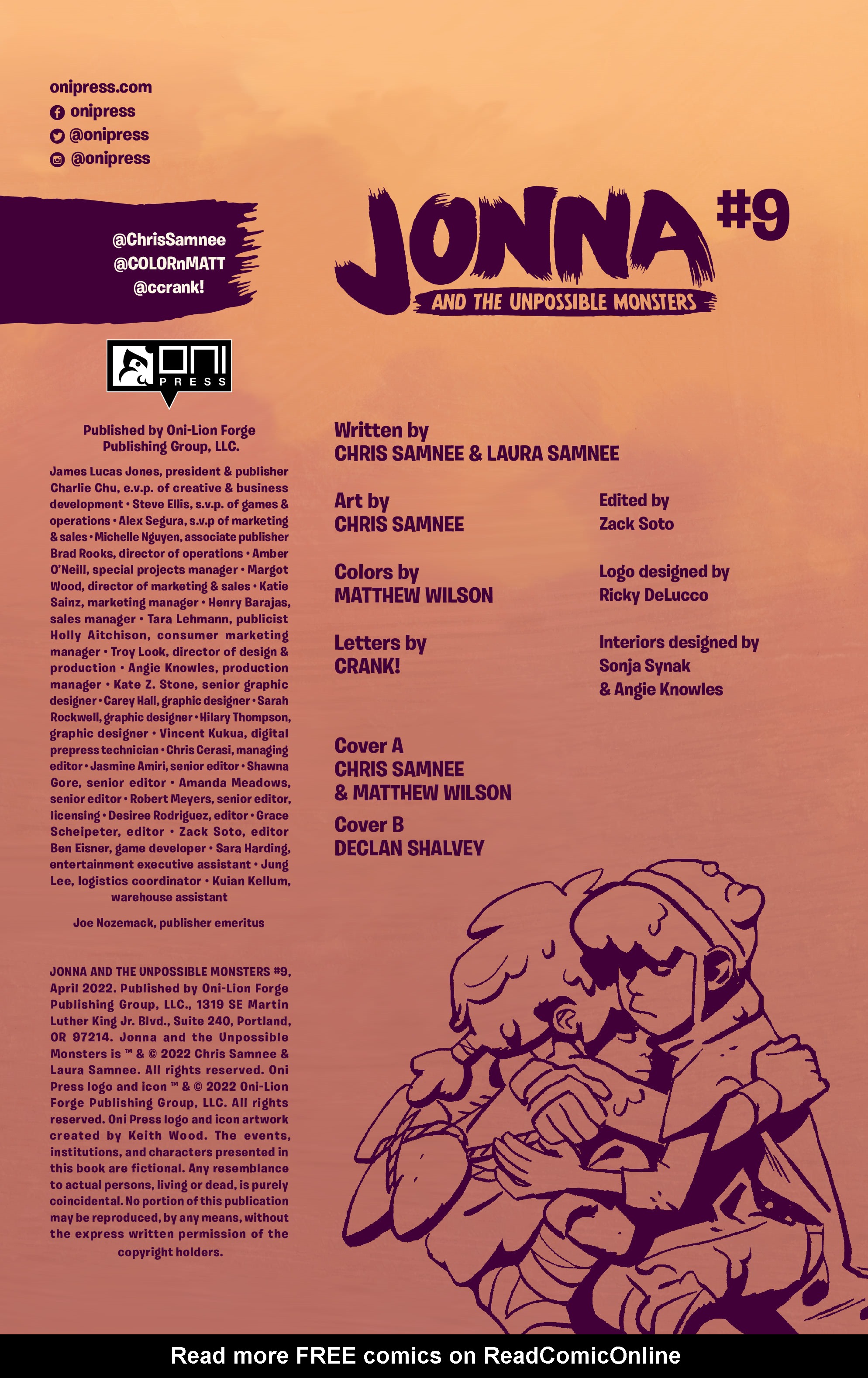 Read online Jonna and the Unpossible Monsters comic -  Issue #9 - 2