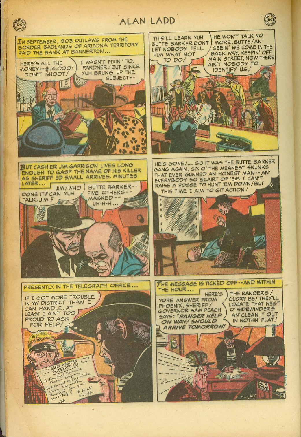 Read online Adventures of Alan Ladd comic -  Issue #8 - 40