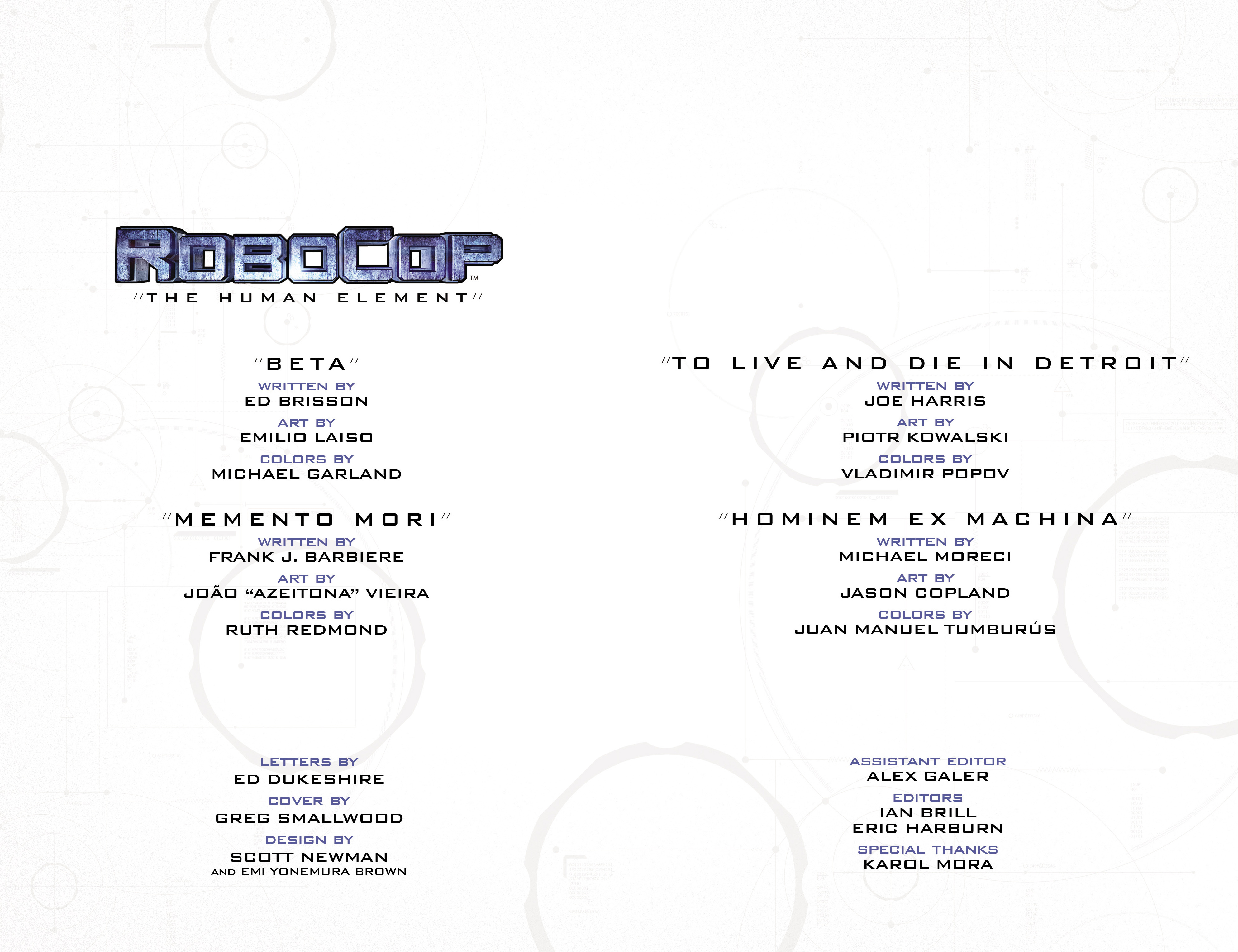 Read online RoboCop: The Human Element comic -  Issue # TPB - 5