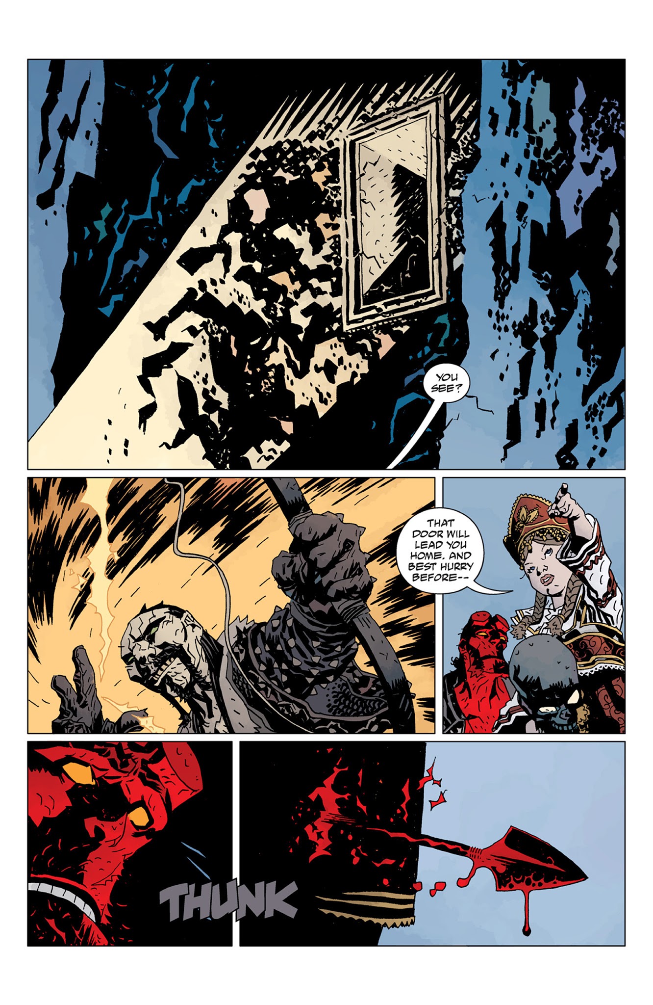 Read online Hellboy: Darkness Calls comic -  Issue # TPB - 106