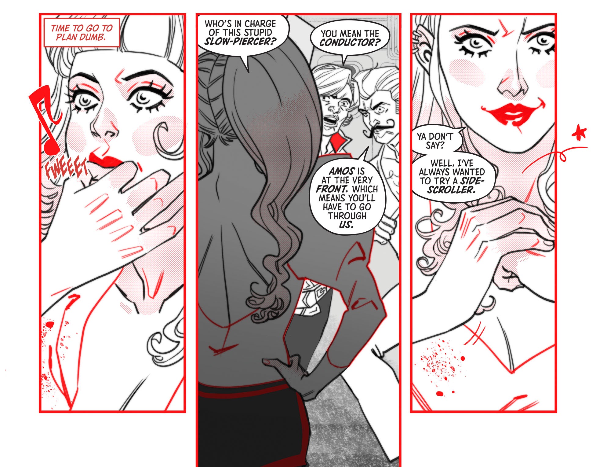 Read online Harley Quinn Black   White   Red comic -  Issue #8 - 13