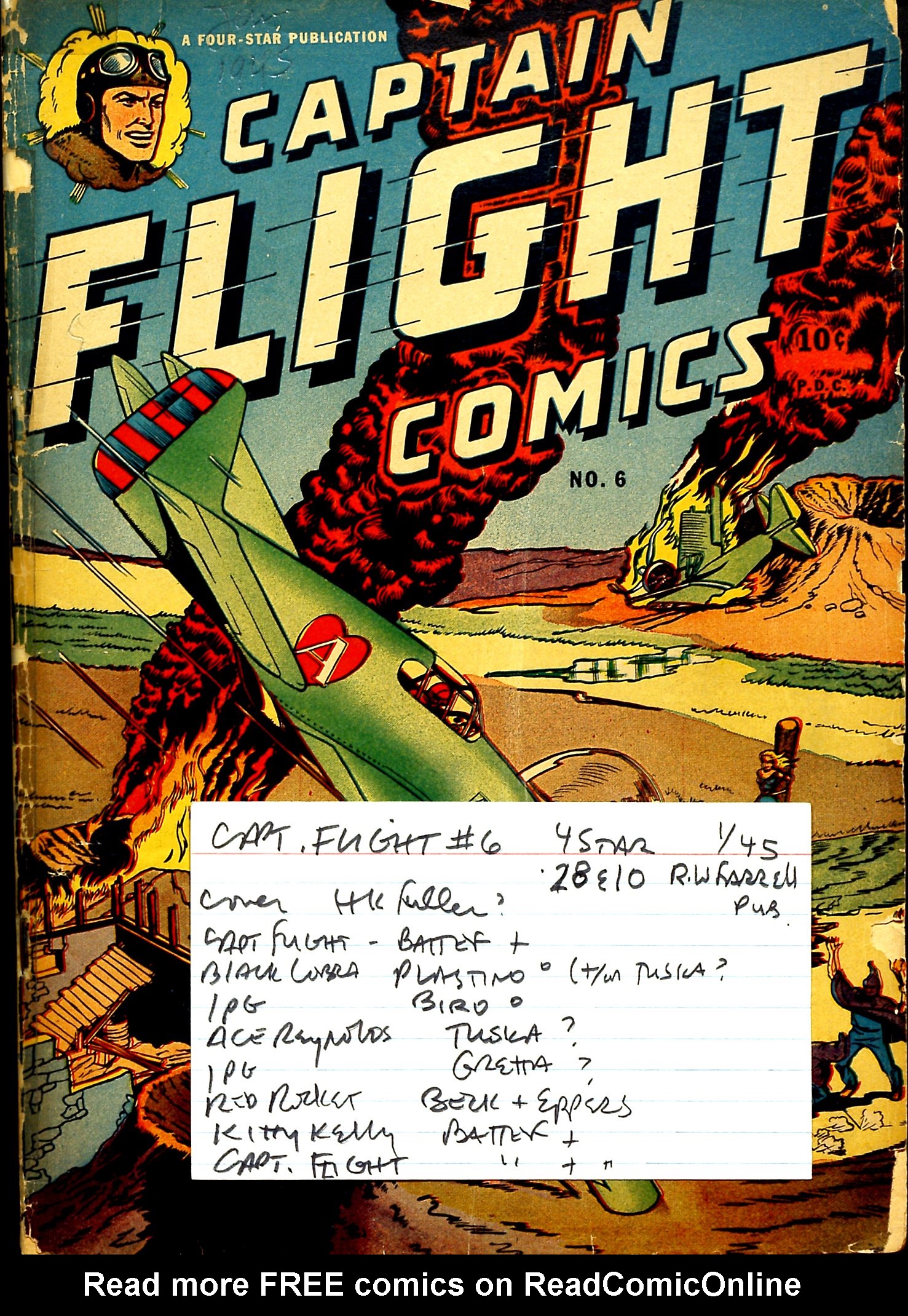 Read online Captain Flight Comics comic -  Issue #6 - 53