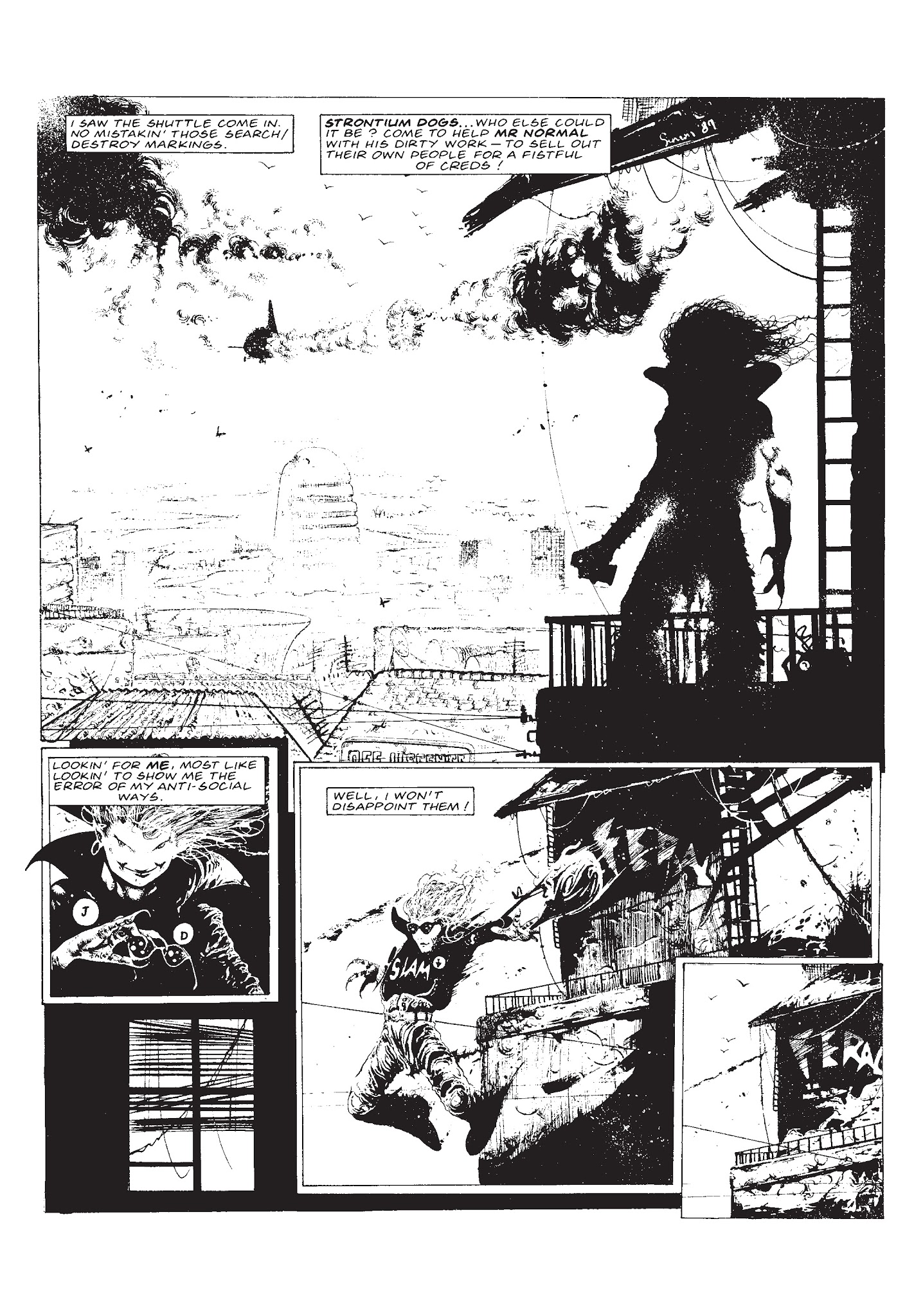 Read online Strontium Dog: The Final Solution comic -  Issue # TPB - 62