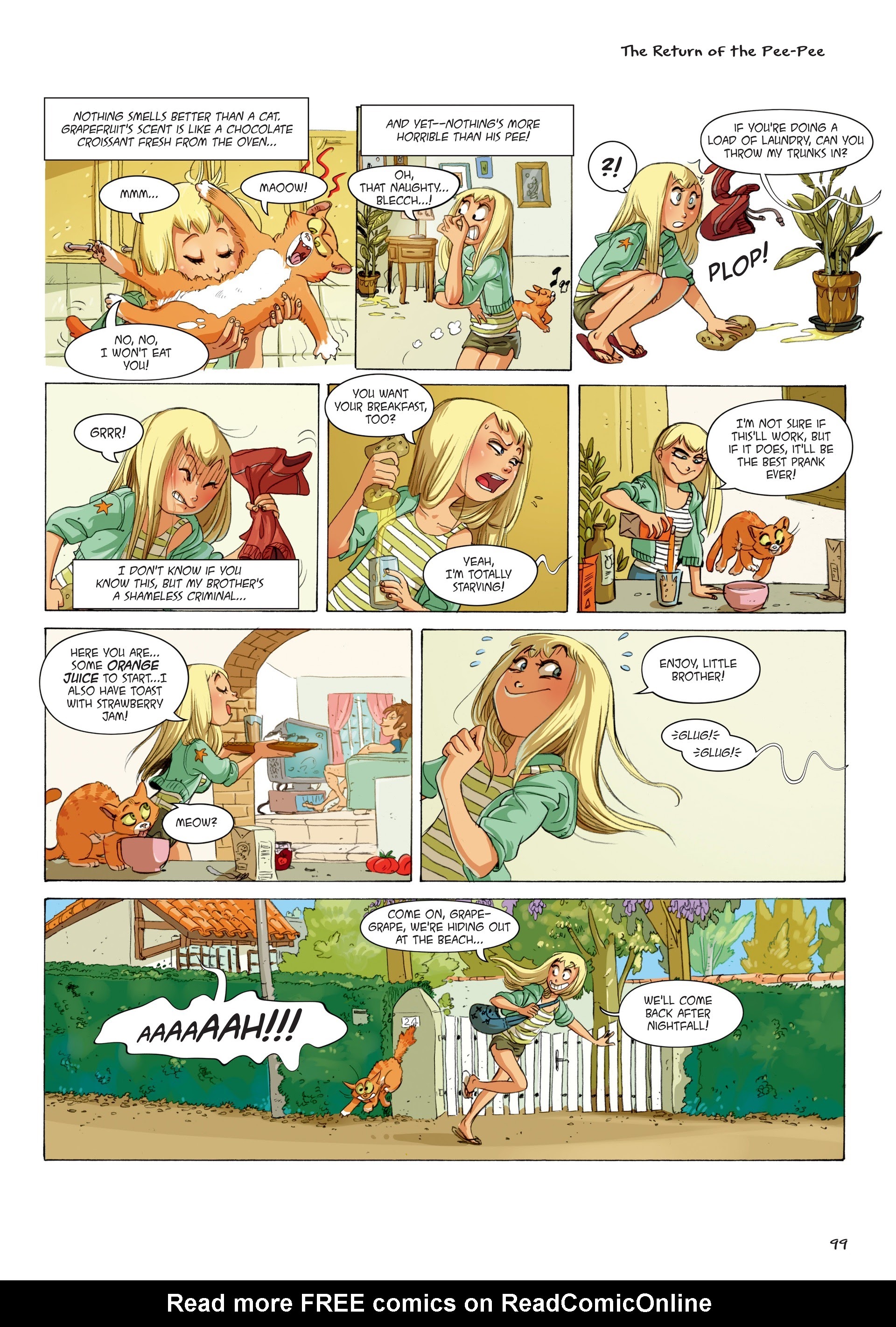 Read online Cats! Girlfriends and Catfriends comic -  Issue # TPB - 100