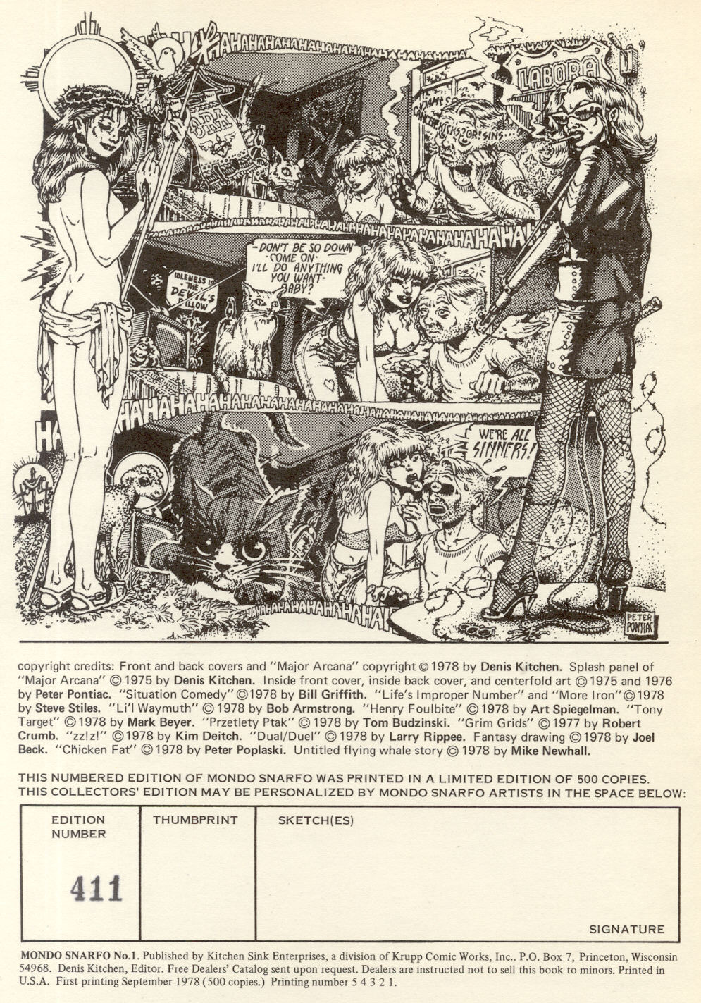 Read online Mondo Snarfo comic -  Issue # Full - 3