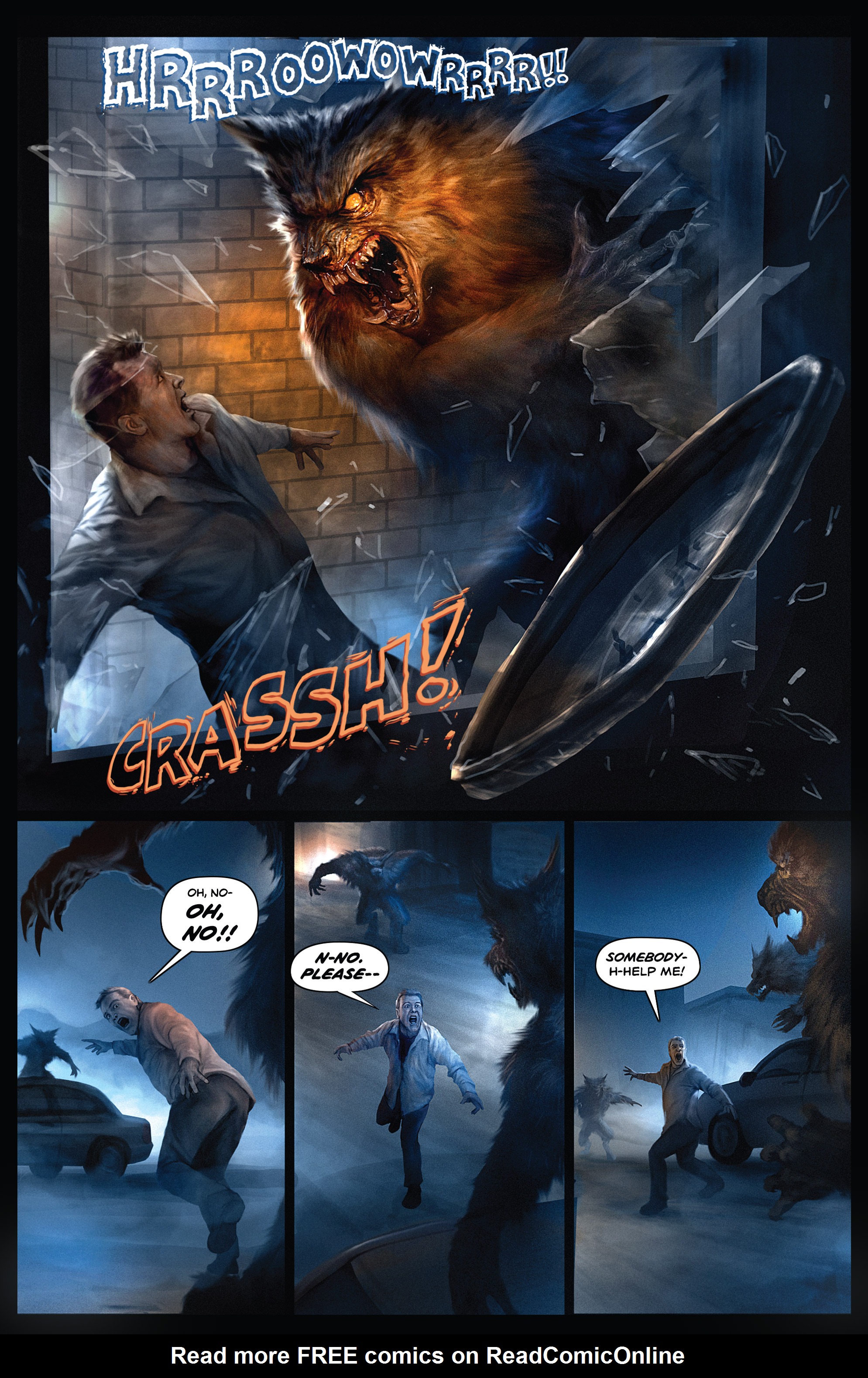 Read online American Mythology Dark: Werewolves vs Dinosaurs comic -  Issue # Full - 7