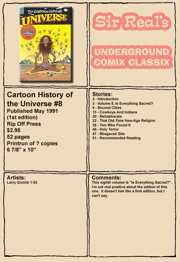 Read online The Cartoon History of the Universe comic -  Issue #8 - 1