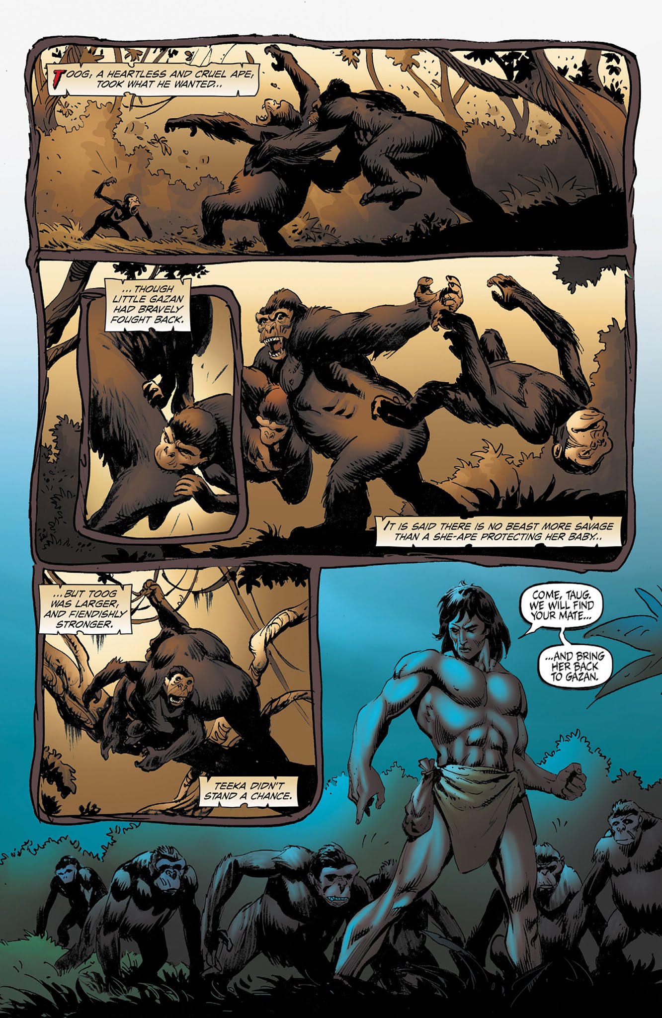 Read online Edgar Rice Burroughs' Jungle Tales of Tarzan comic -  Issue # TPB (Part 2) - 19