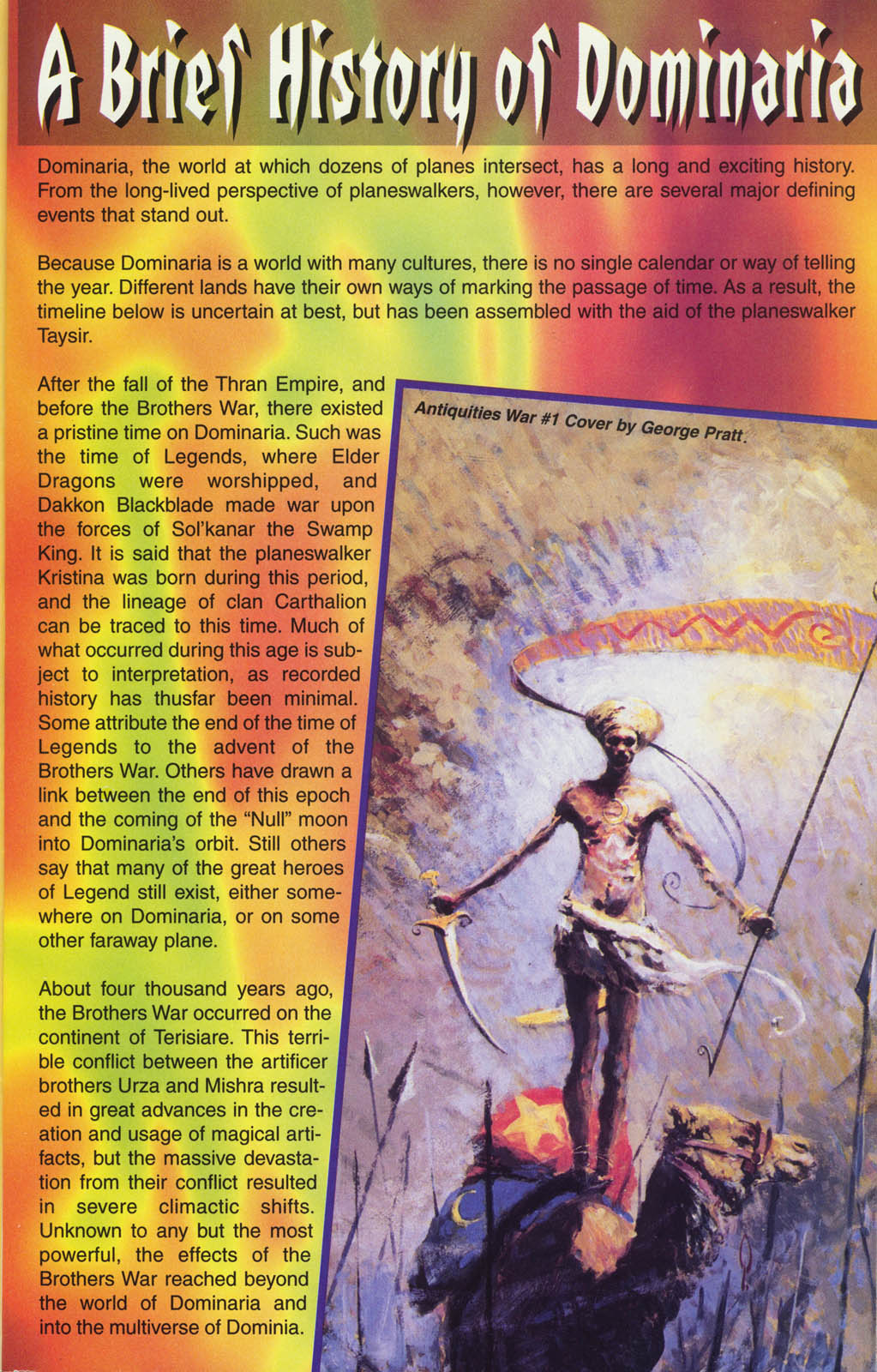 Read online Homelands On the World of Magic: The Gathering comic -  Issue # Full - 50