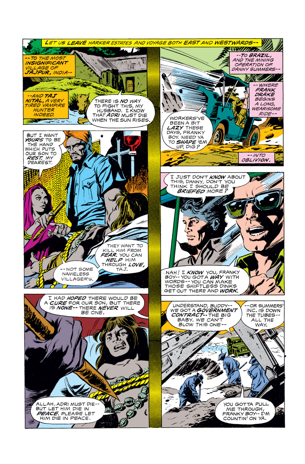 Read online Tomb of Dracula (1972) comic -  Issue #31 - 6