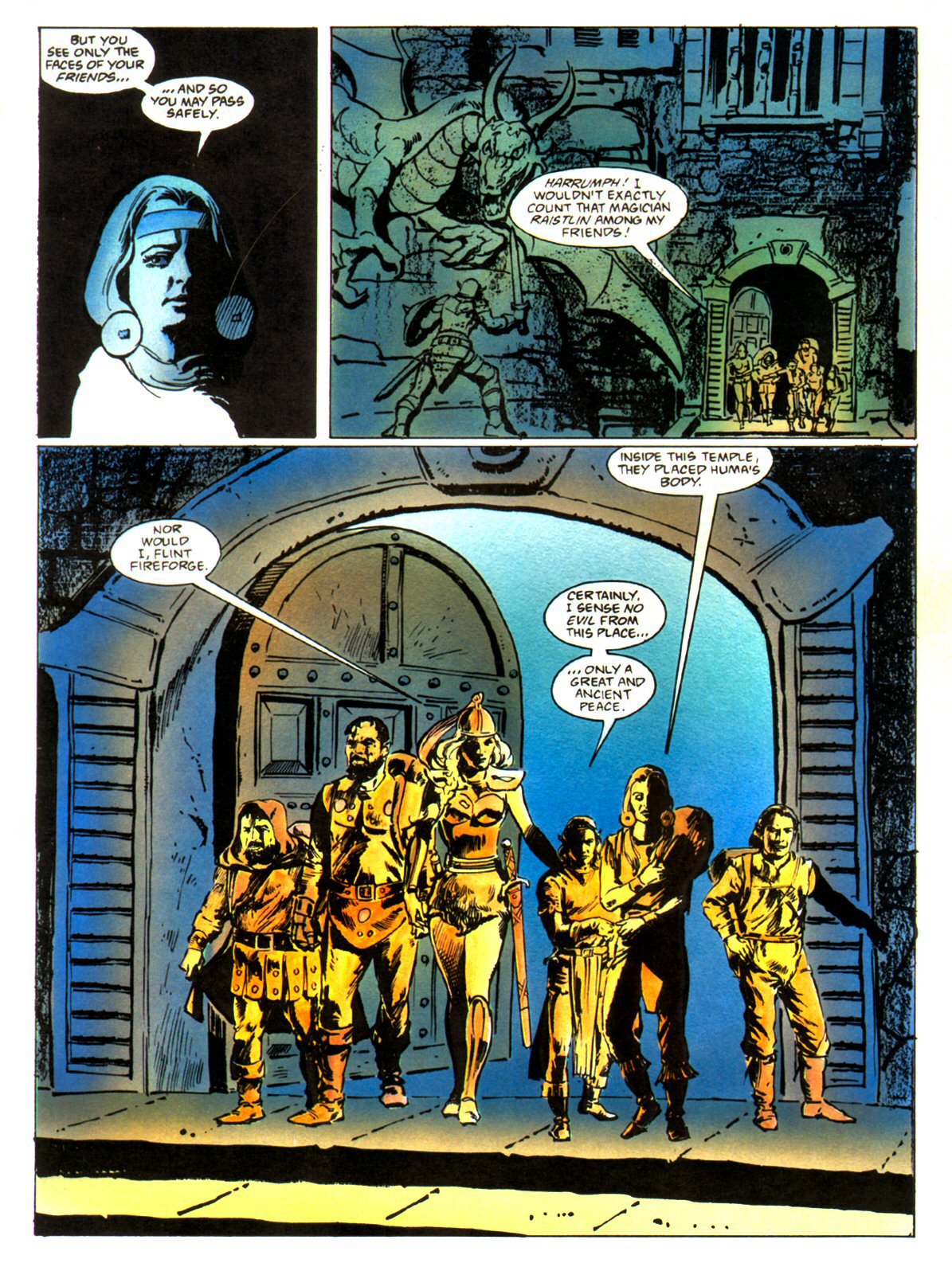 Read online Dragonlance Saga comic -  Issue #4 - 56