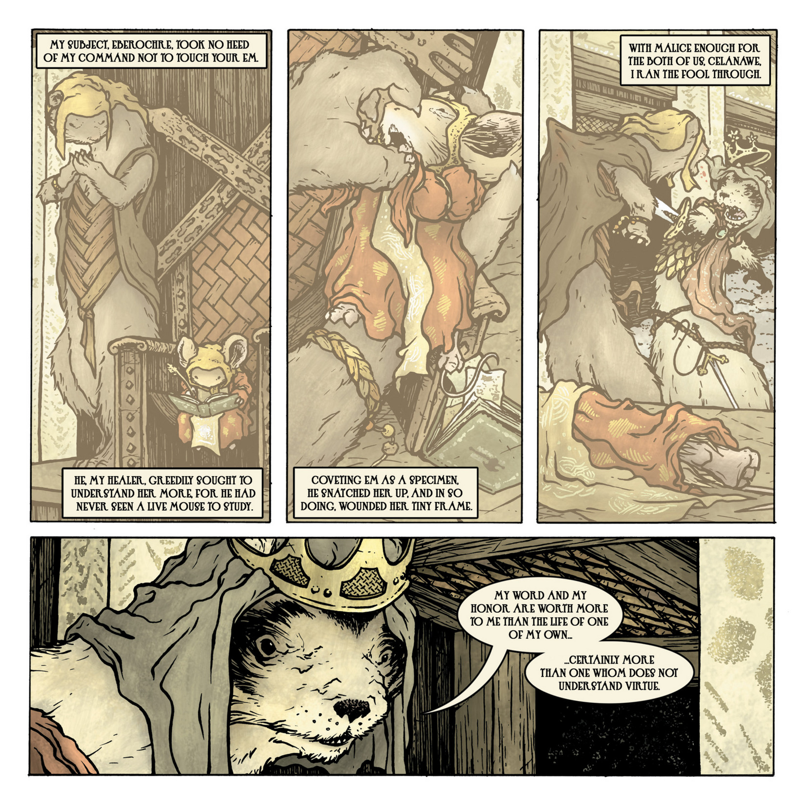 Read online Mouse Guard: The Black Axe comic -  Issue #5 - 4