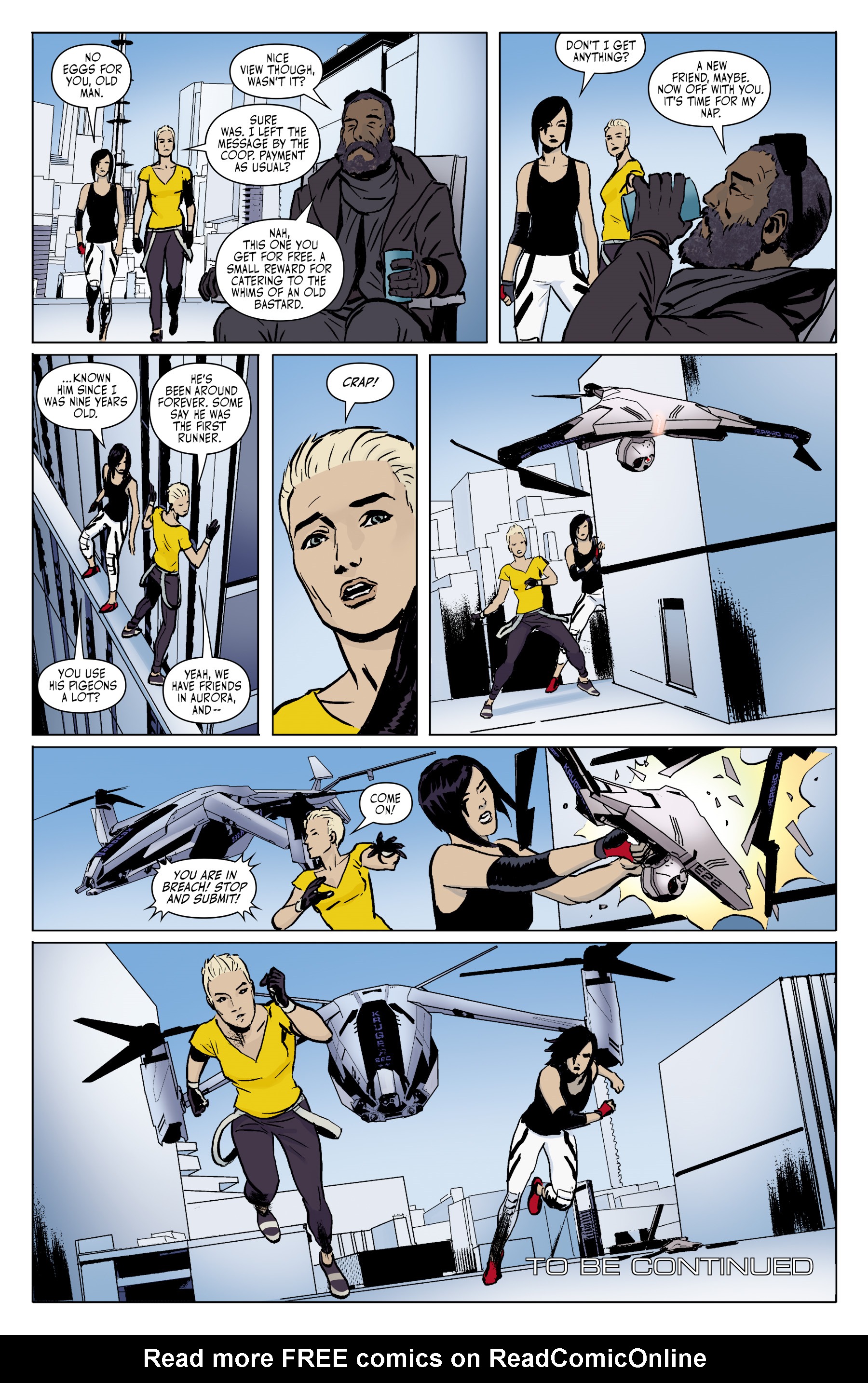 Read online Mirror's Edge: Exordium comic -  Issue #3 - 24