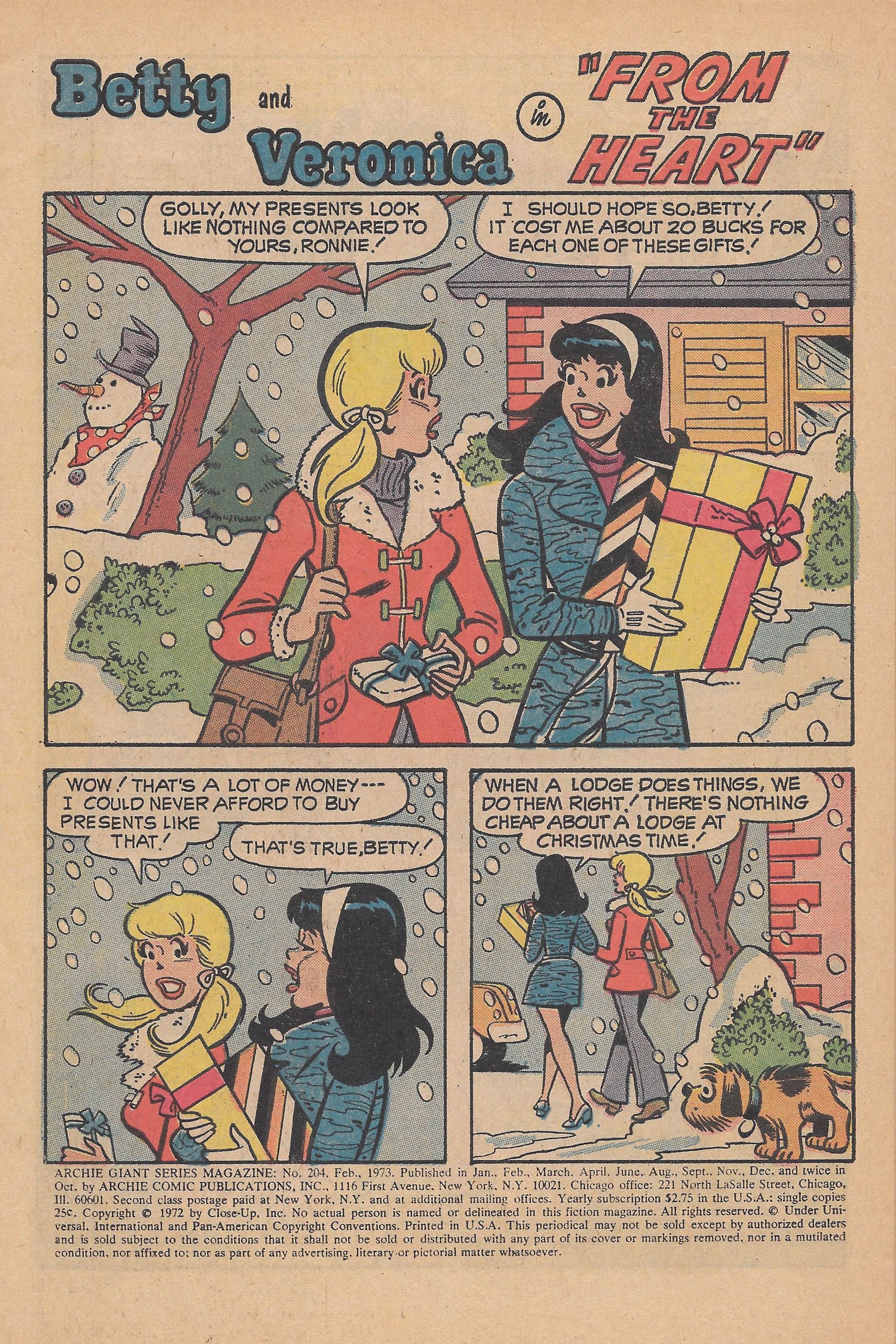 Read online Archie Giant Series Magazine comic -  Issue #204 - 3