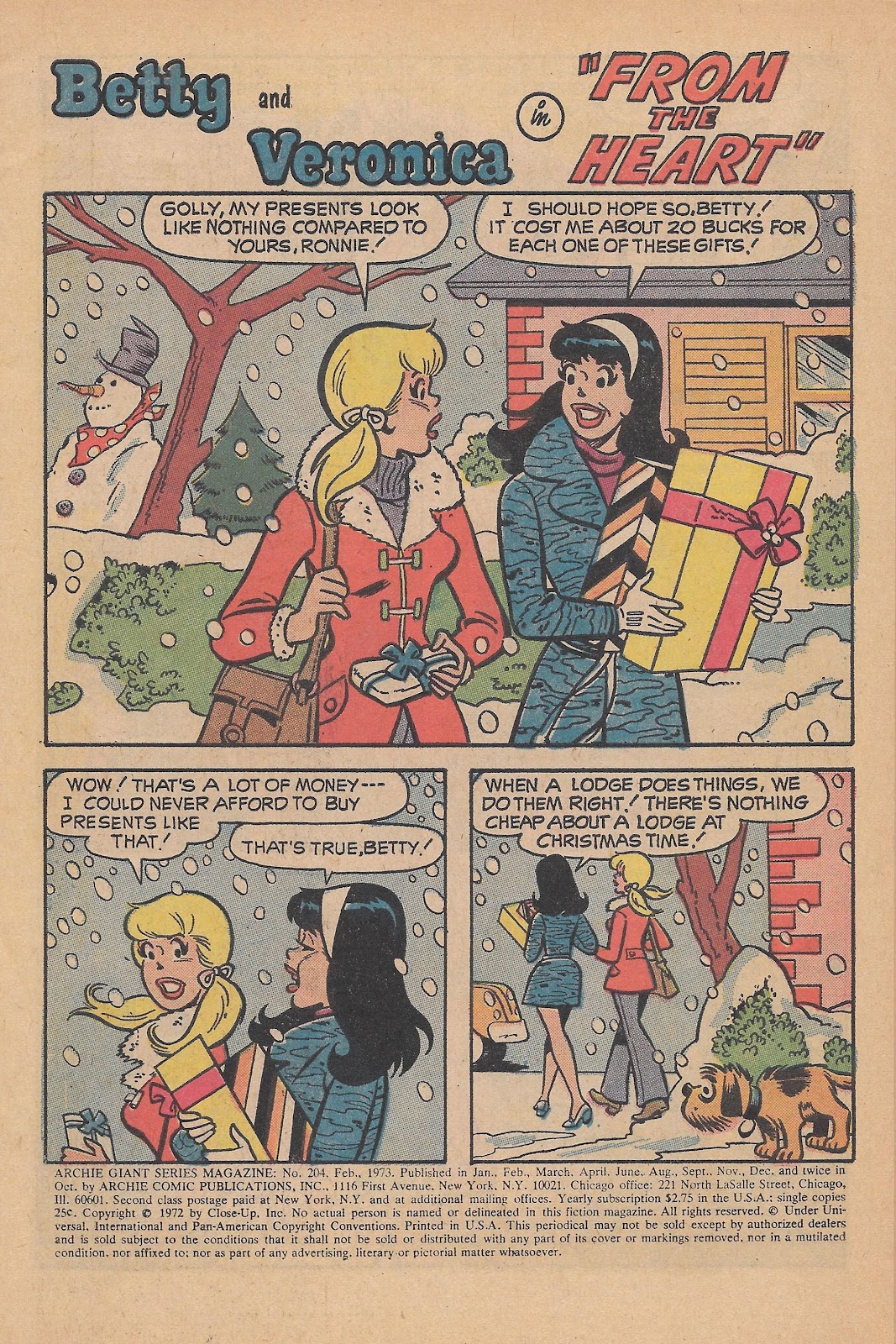 Archie Giant Series Magazine issue 204 - Page 3