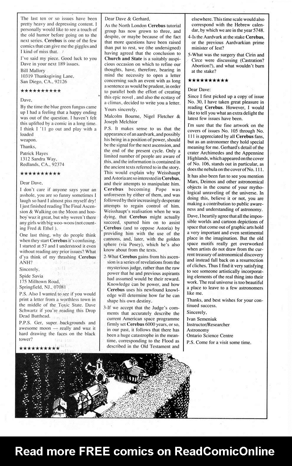 Cerebus Issue #114 #113 - English 24