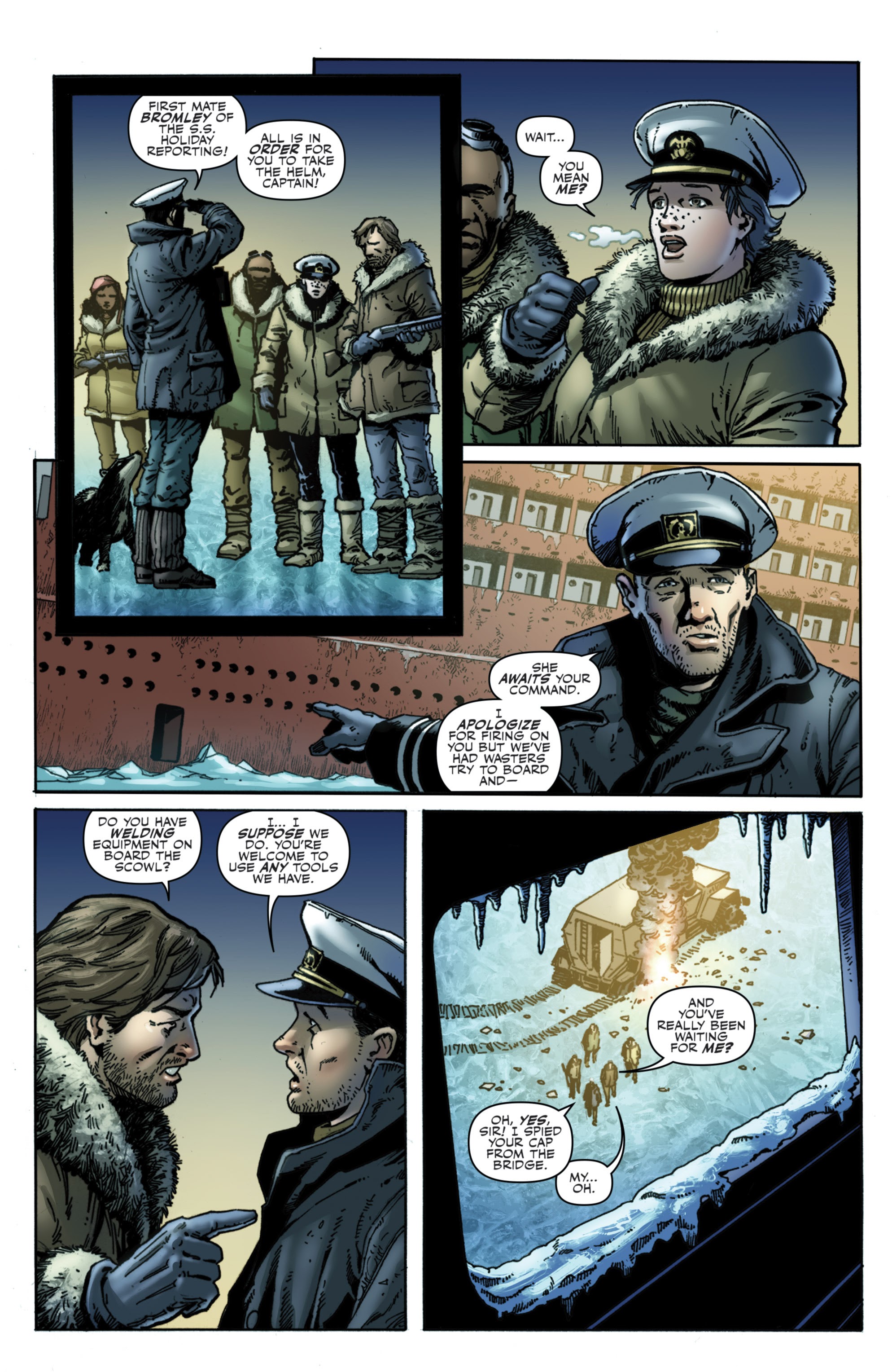 Read online Winterworld: Frozen Fleet comic -  Issue #2 - 6