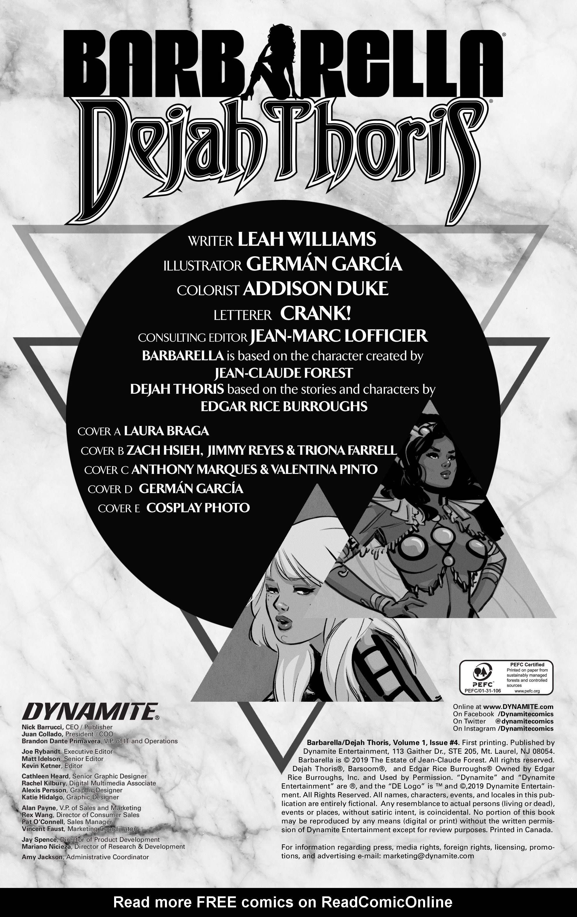 Read online Barbarella/Dejah Thoris comic -  Issue #4 - 6