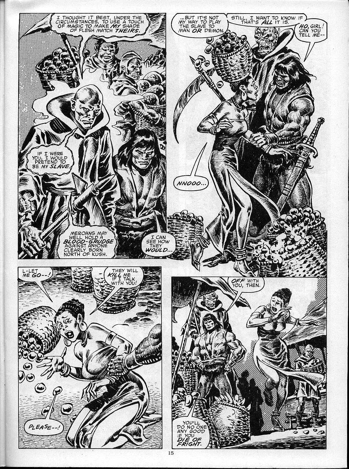 Read online The Savage Sword Of Conan comic -  Issue #203 - 17