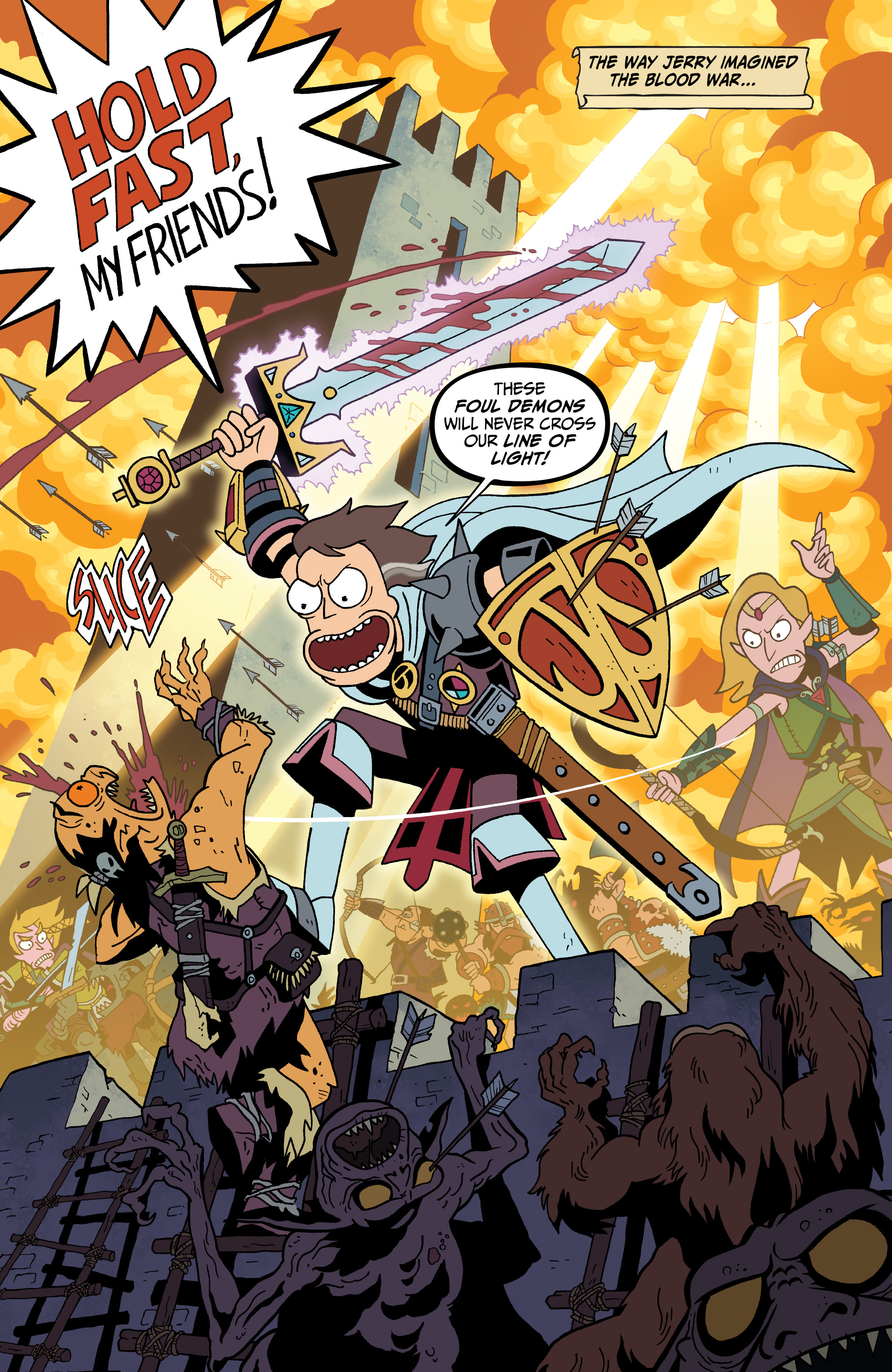 Read online Rick and Morty vs. Dungeons & Dragons II: Painscape comic -  Issue #4 - 3