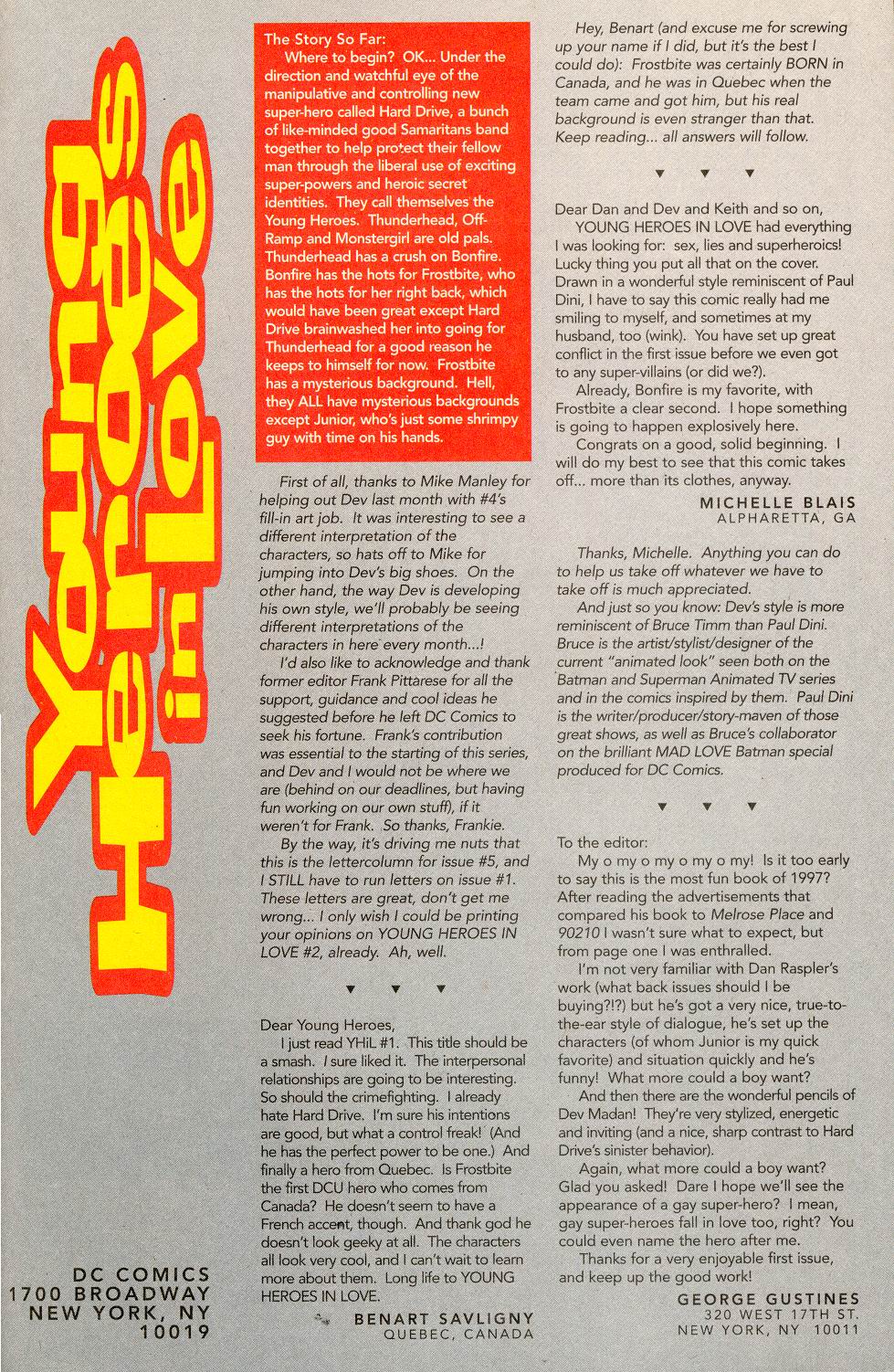 Read online Young Heroes in Love comic -  Issue #5 - 24