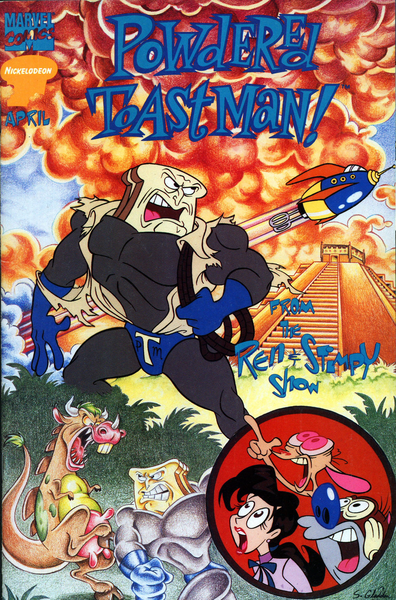 Read online The Ren & Stimpy Show Special: Powdered Toastman's Cereal Serial comic -  Issue # Full - 1