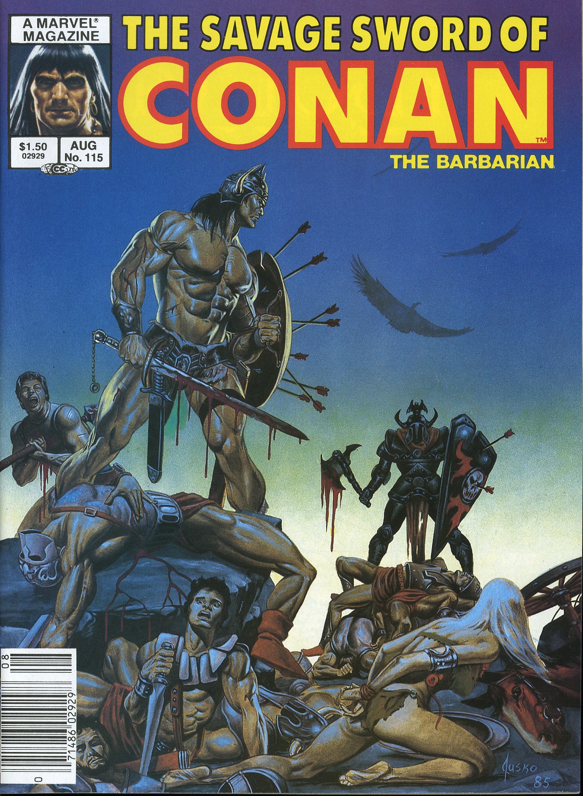 Read online The Savage Sword Of Conan comic -  Issue #115 - 1
