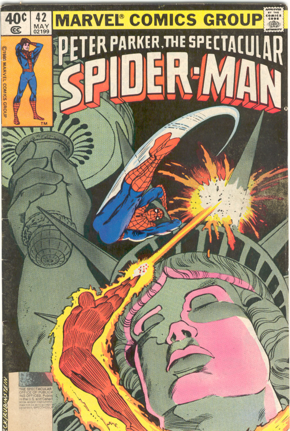 Read online The Spectacular Spider-Man (1976) comic -  Issue #42 - 1