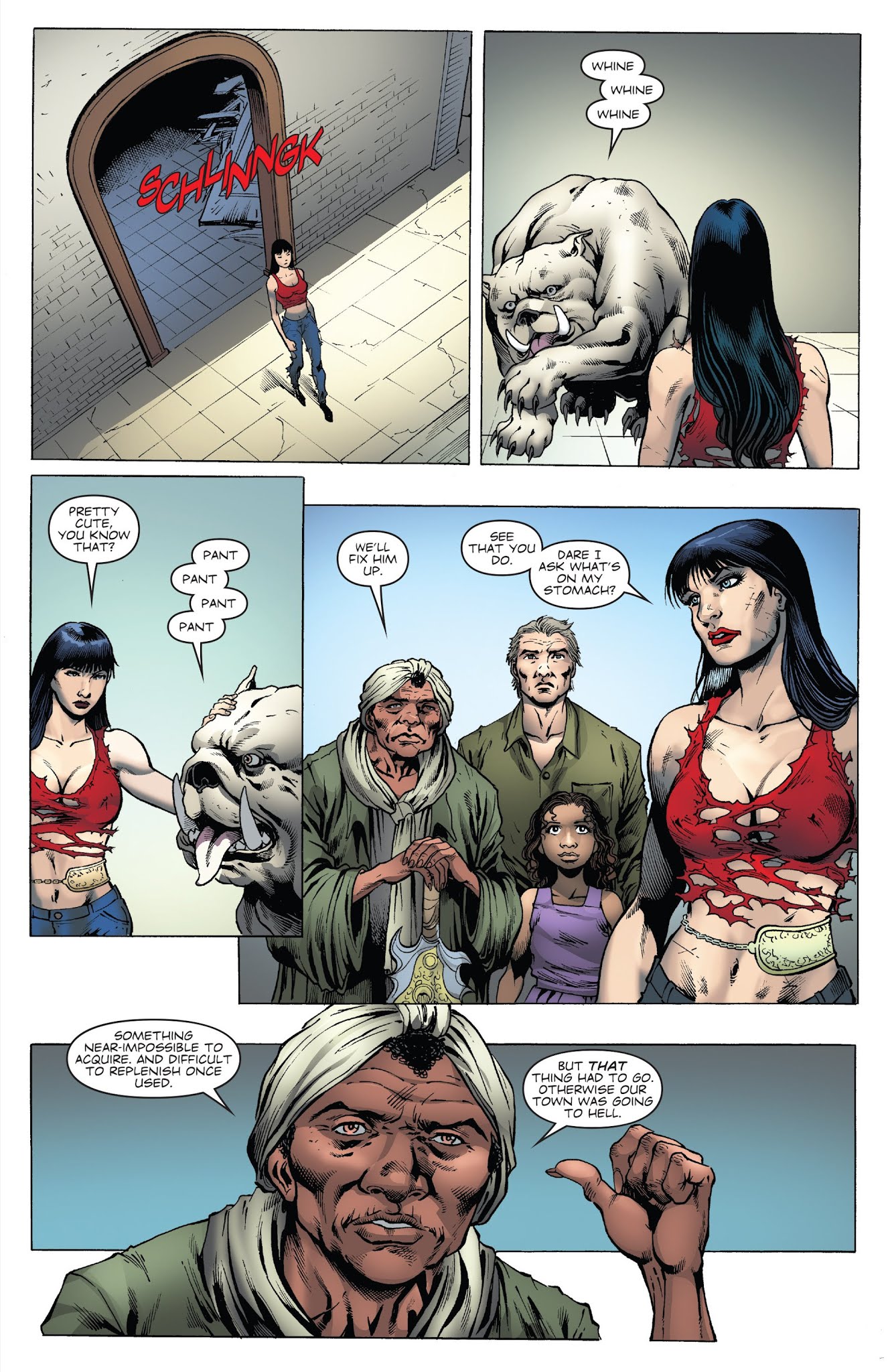 Read online Vampirella: Southern Gothic comic -  Issue #5 - 17