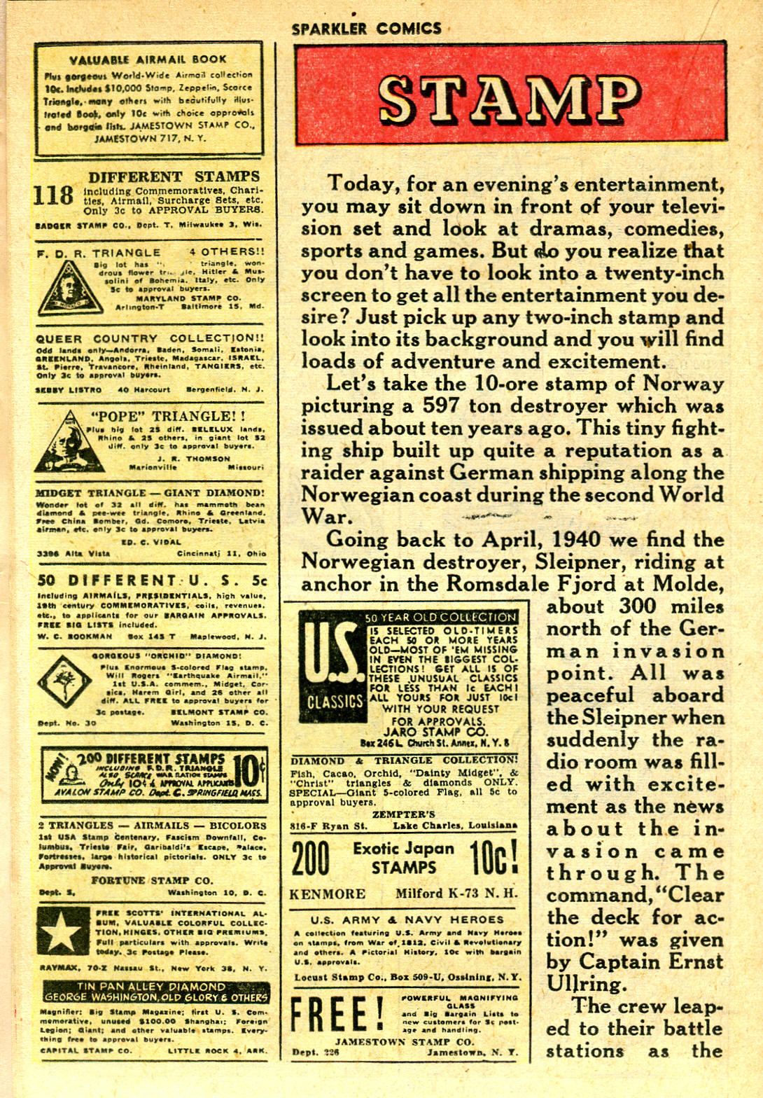 Read online Sparkler Comics comic -  Issue #113 - 18