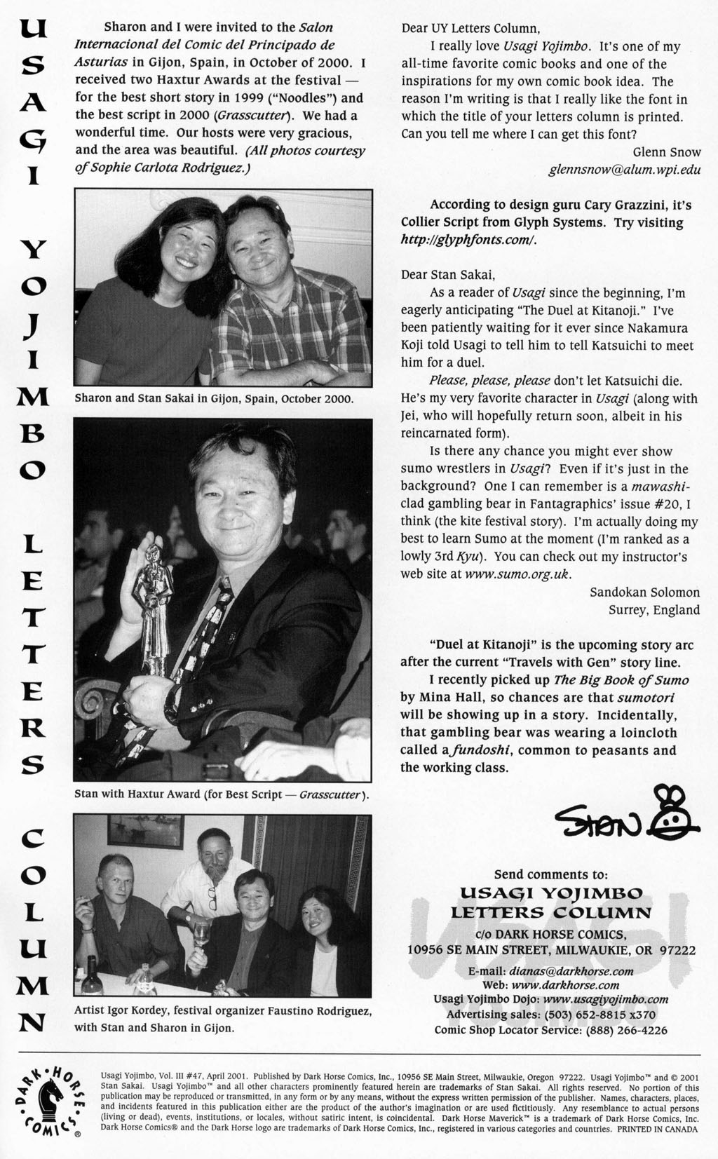 Read online Usagi Yojimbo (1996) comic -  Issue #47 - 27
