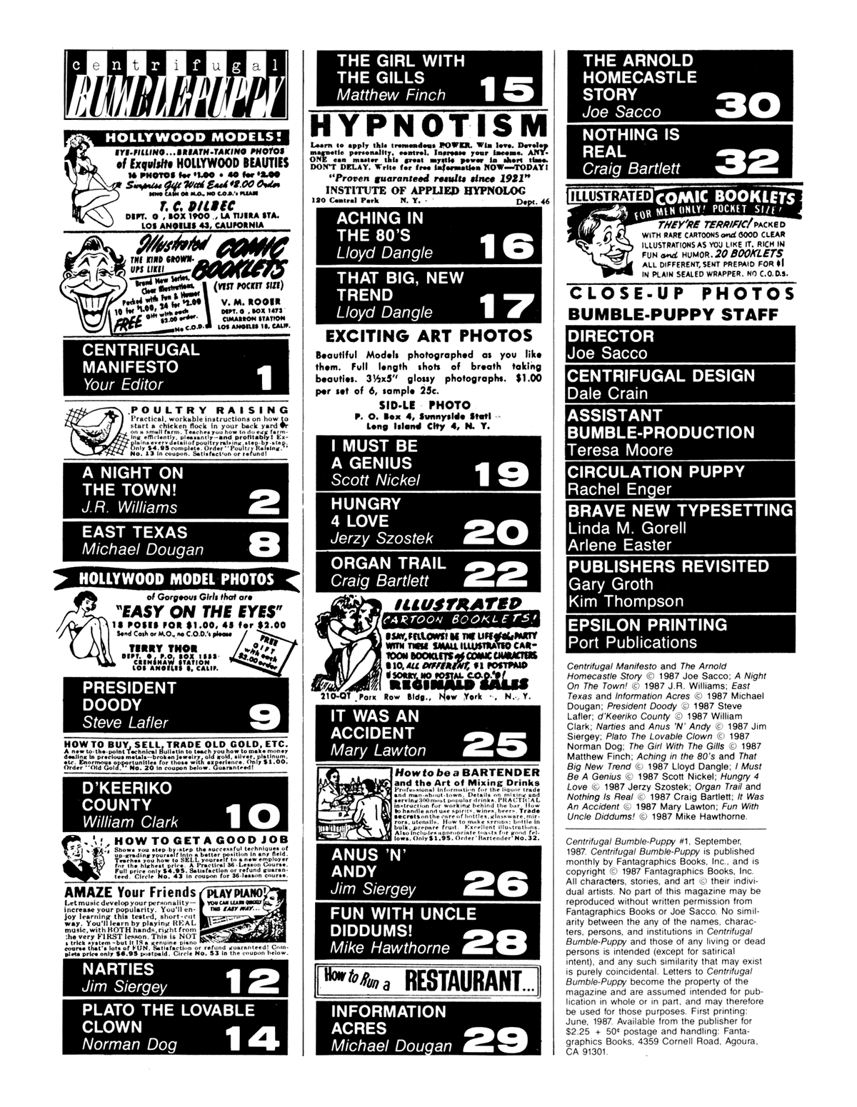 Read online Centrifugal Bumble-Puppy comic -  Issue #1 - 2