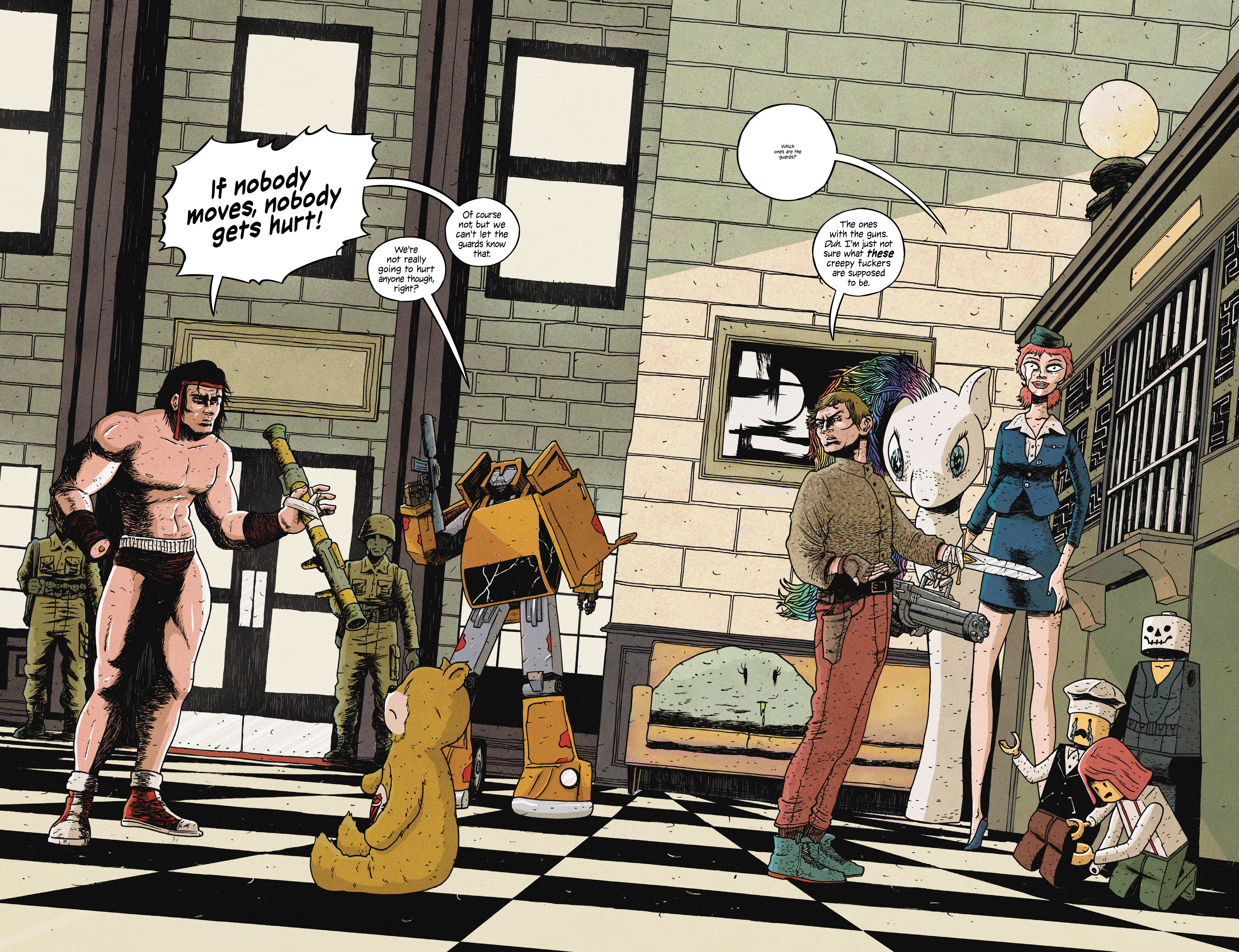 Read online 4 Kids Walk Into a Bank comic -  Issue #4 - 4