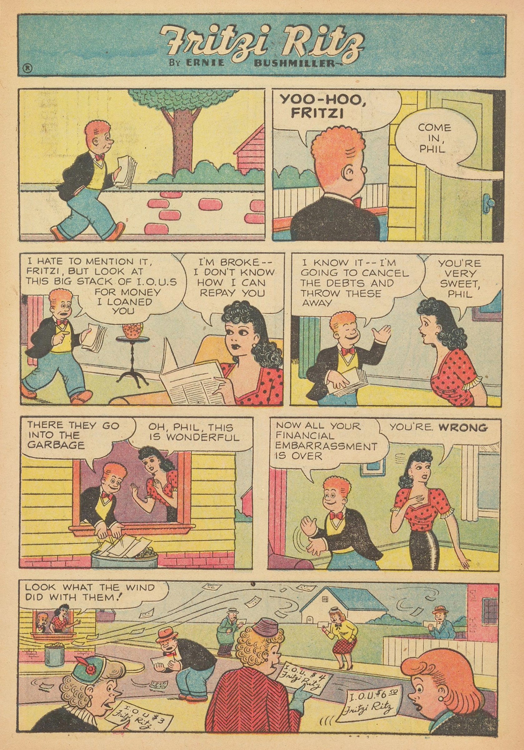 Read online Fritzi Ritz (1953) comic -  Issue #37 - 9