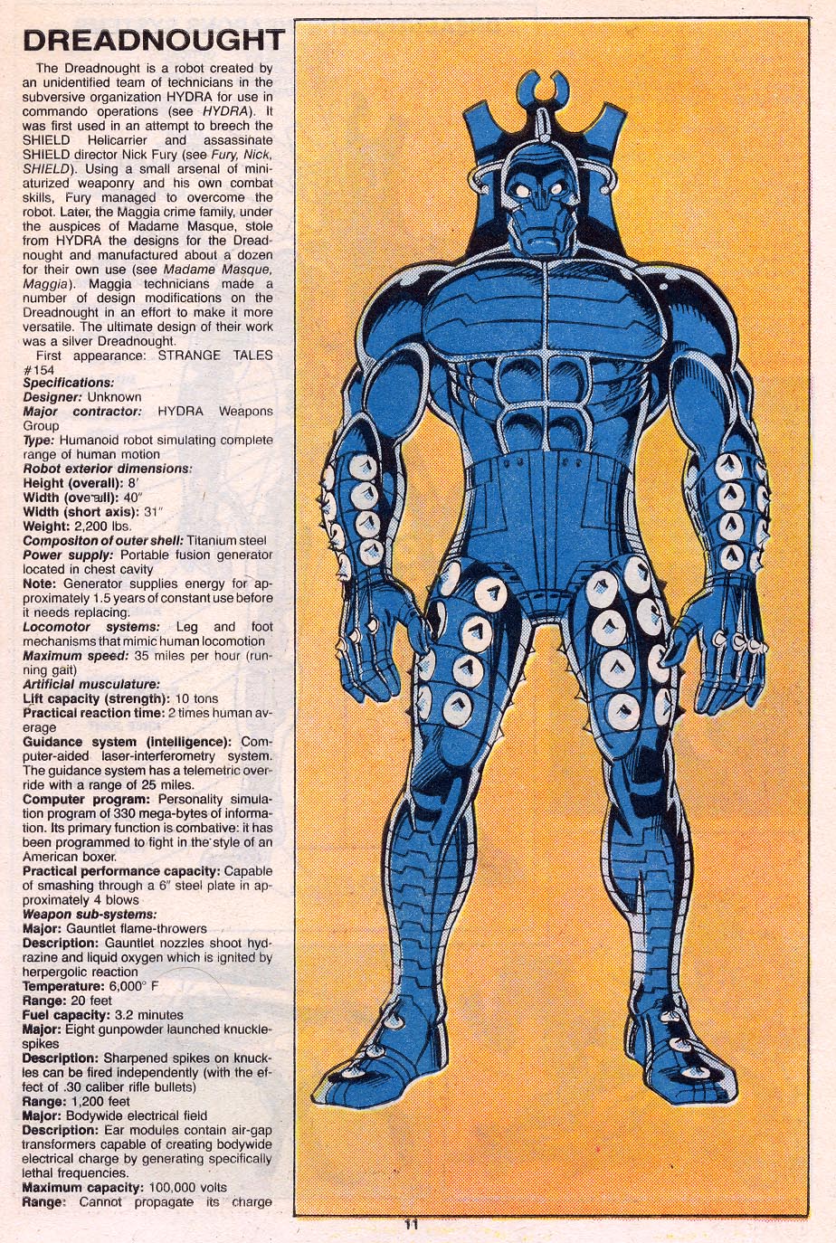 Read online The Official Handbook of the Marvel Universe Deluxe Edition comic -  Issue #4 - 13