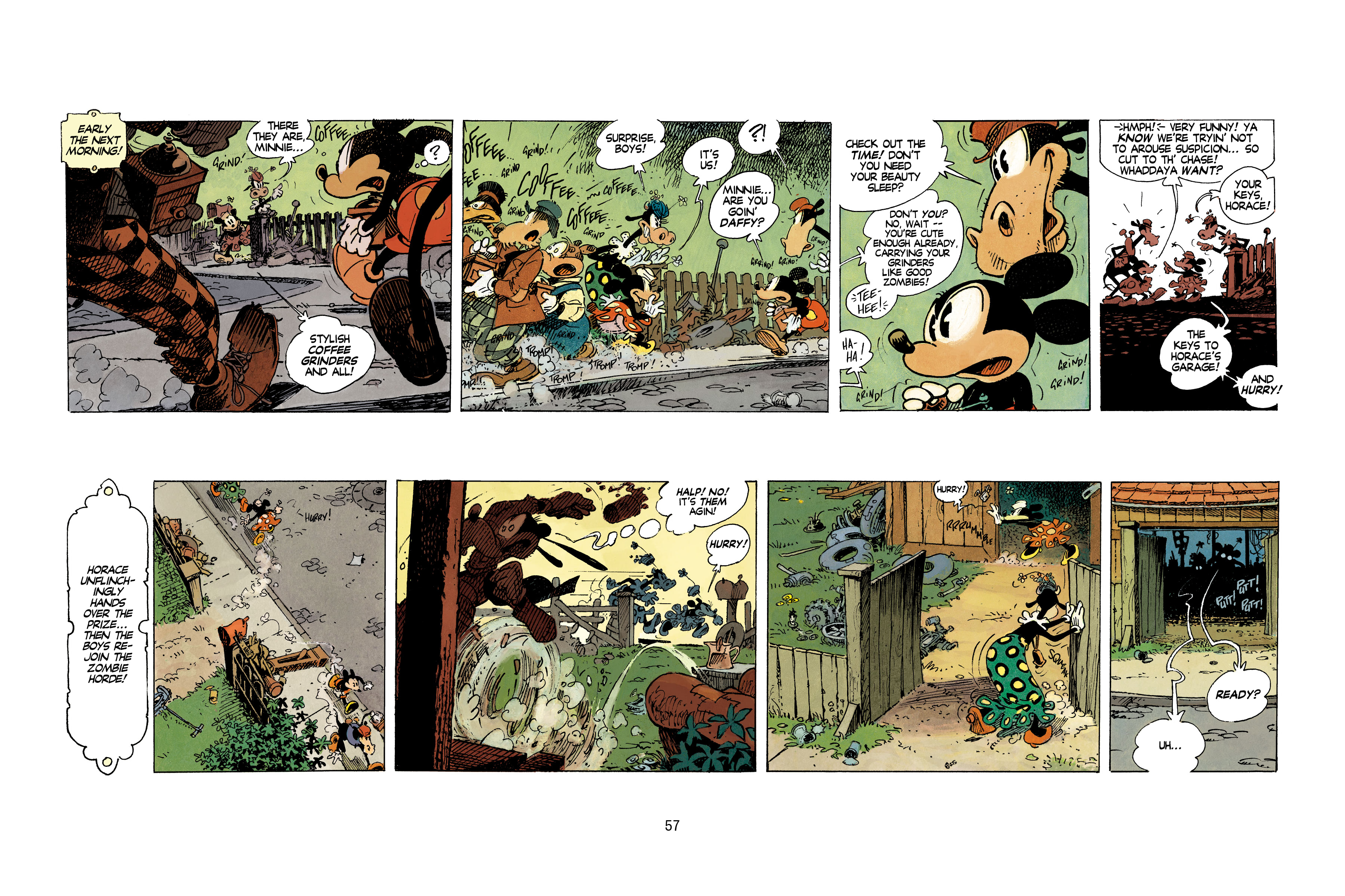 Read online Mickey Mouse: Zombie Coffee comic -  Issue # TPB - 58