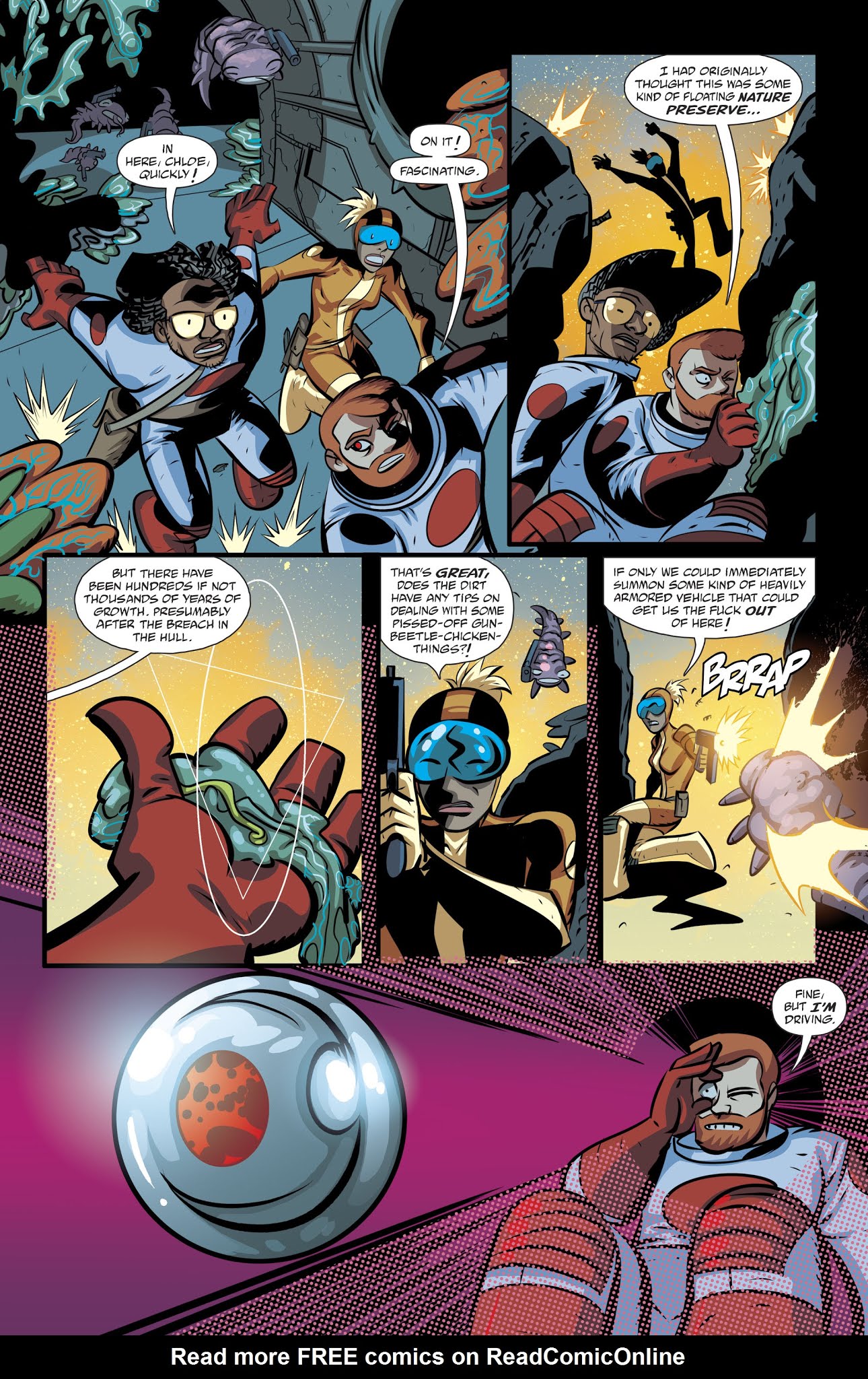 Read online Cave Carson Has An Intersteller Eye comic -  Issue #4 - 9