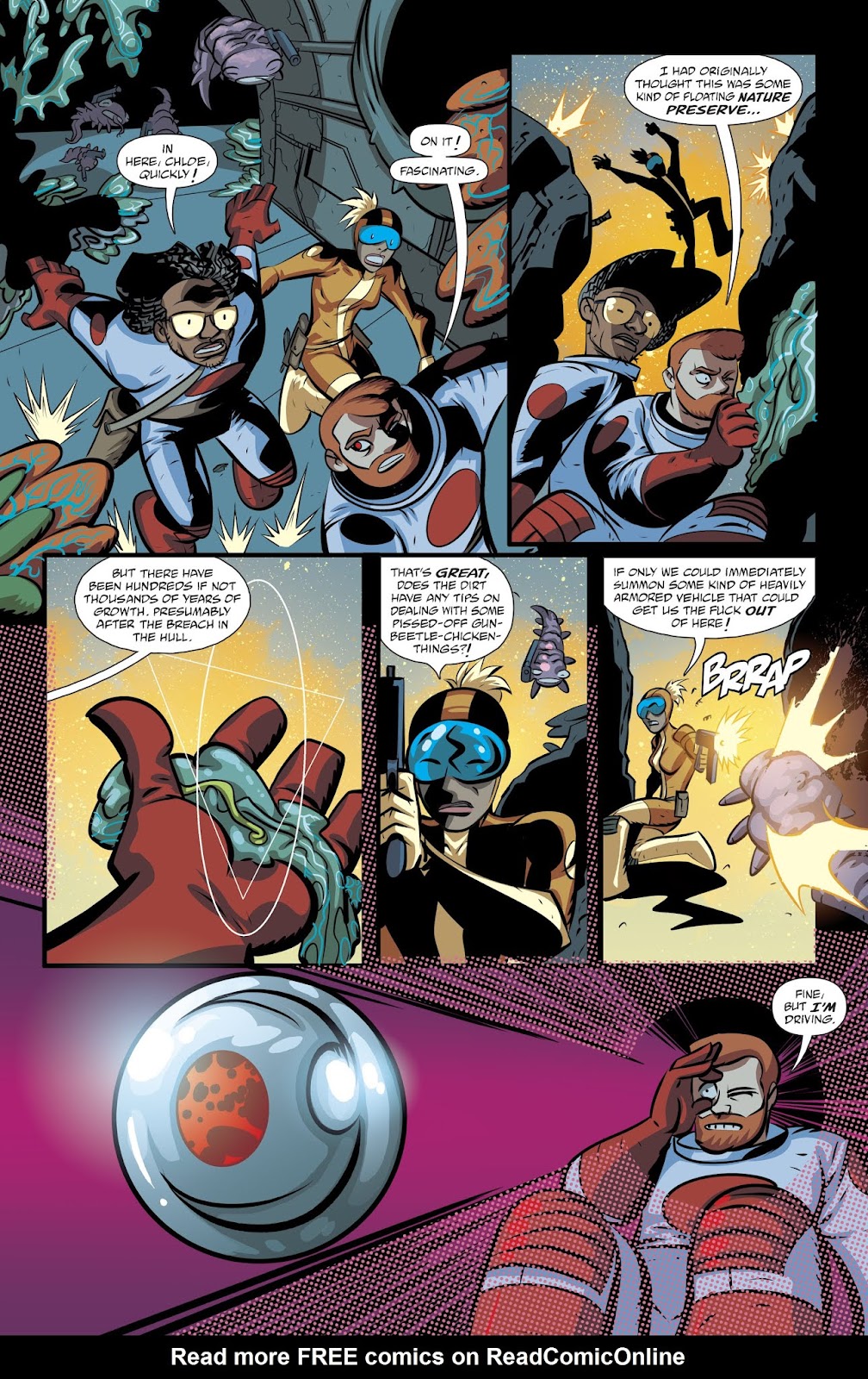 Cave Carson Has An Interstellar Eye issue 4 - Page 9