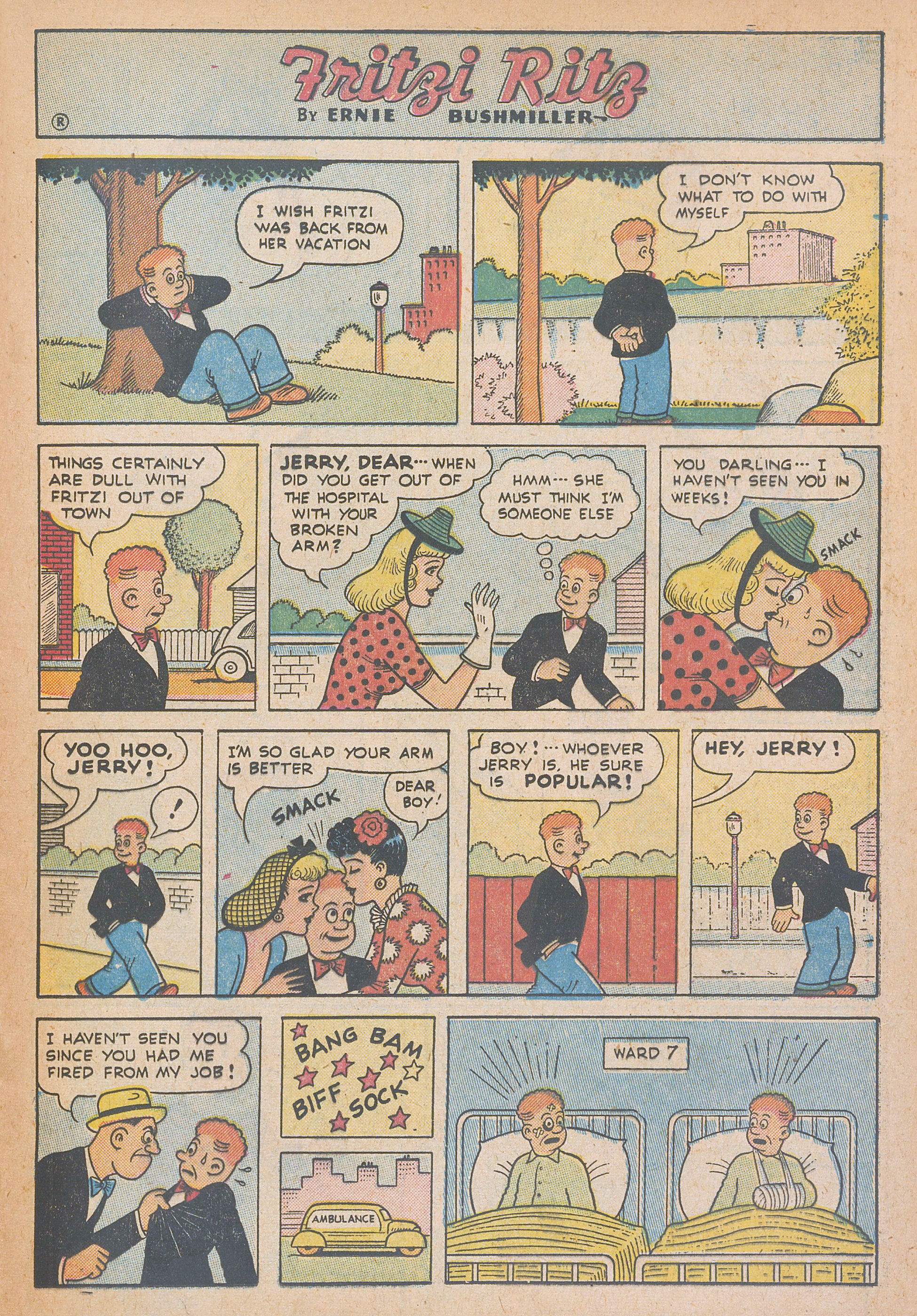 Read online Fritzi Ritz (1953) comic -  Issue #54 - 17