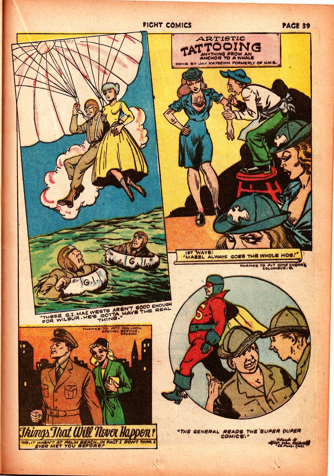 Read online Fight Comics comic -  Issue #26 - 41