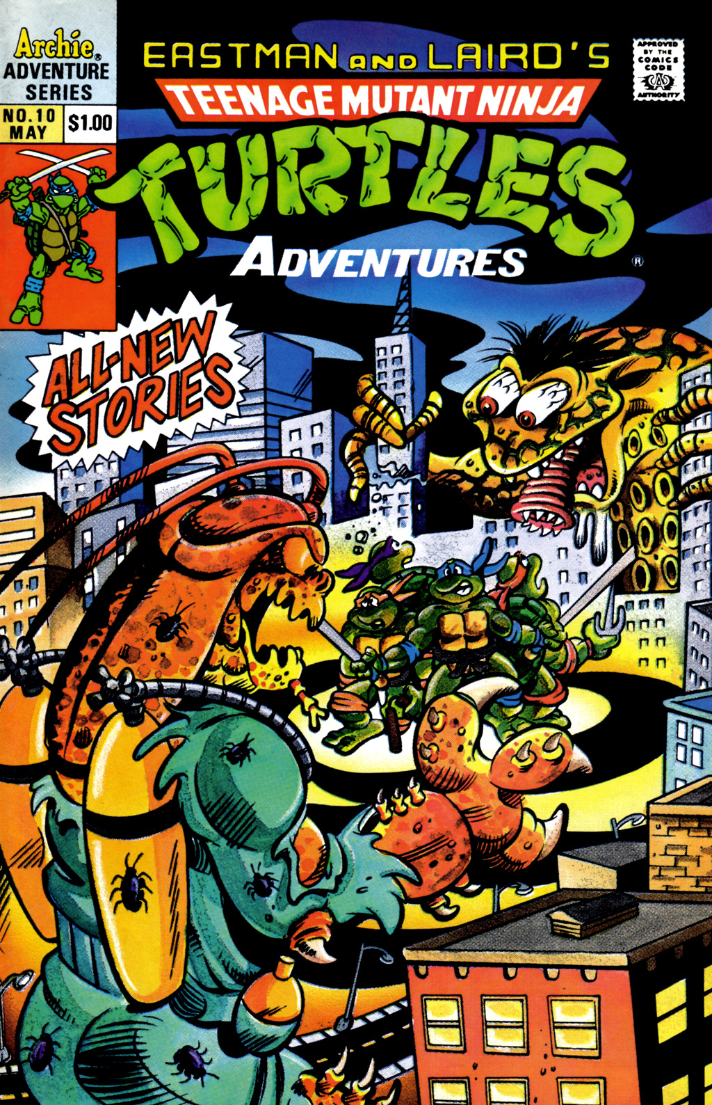 Read online Teenage Mutant Ninja Turtles Adventures (1989) comic -  Issue #10 - 1