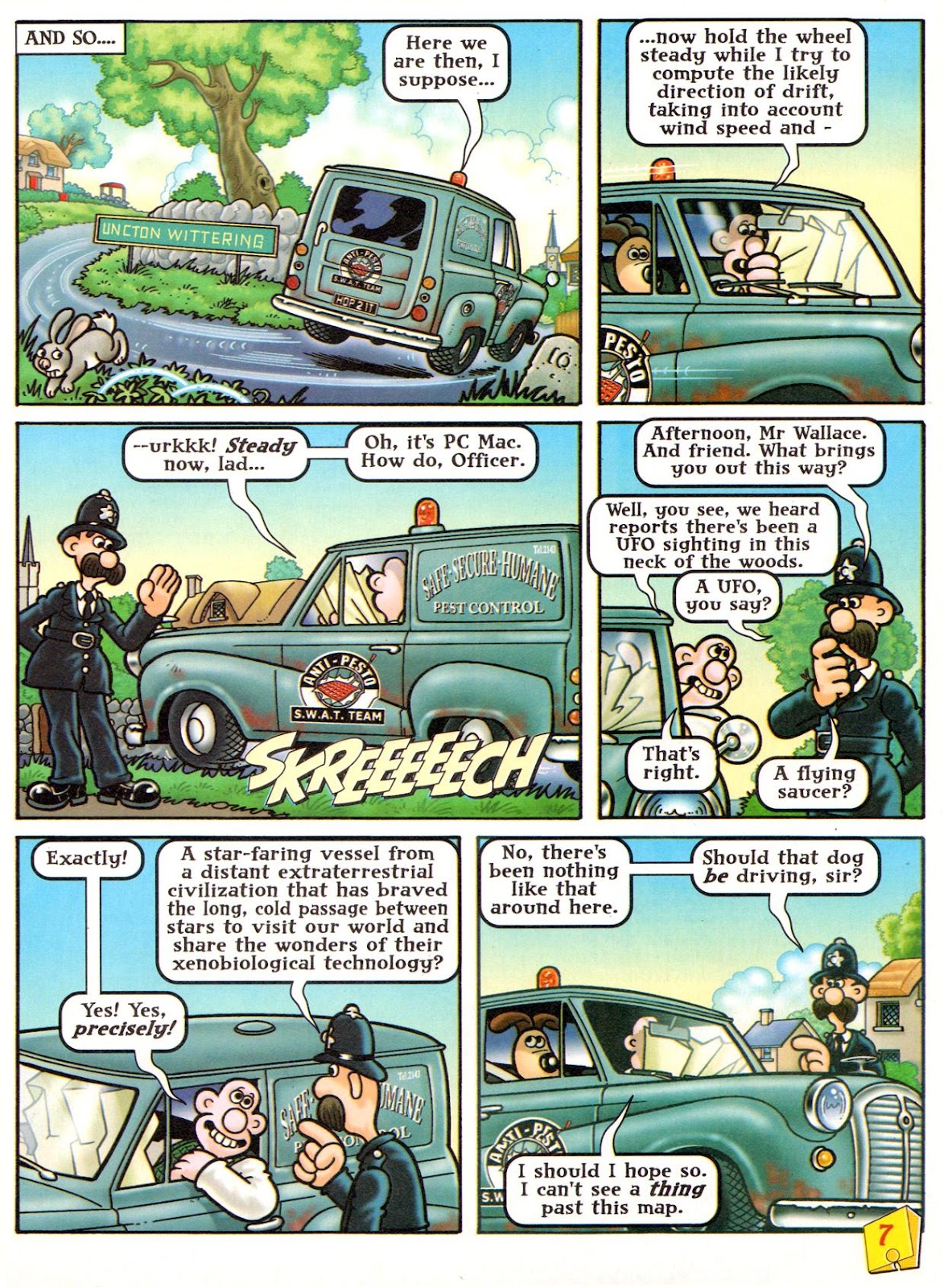 Wallace & Gromit Comic issue 10 - Page 7