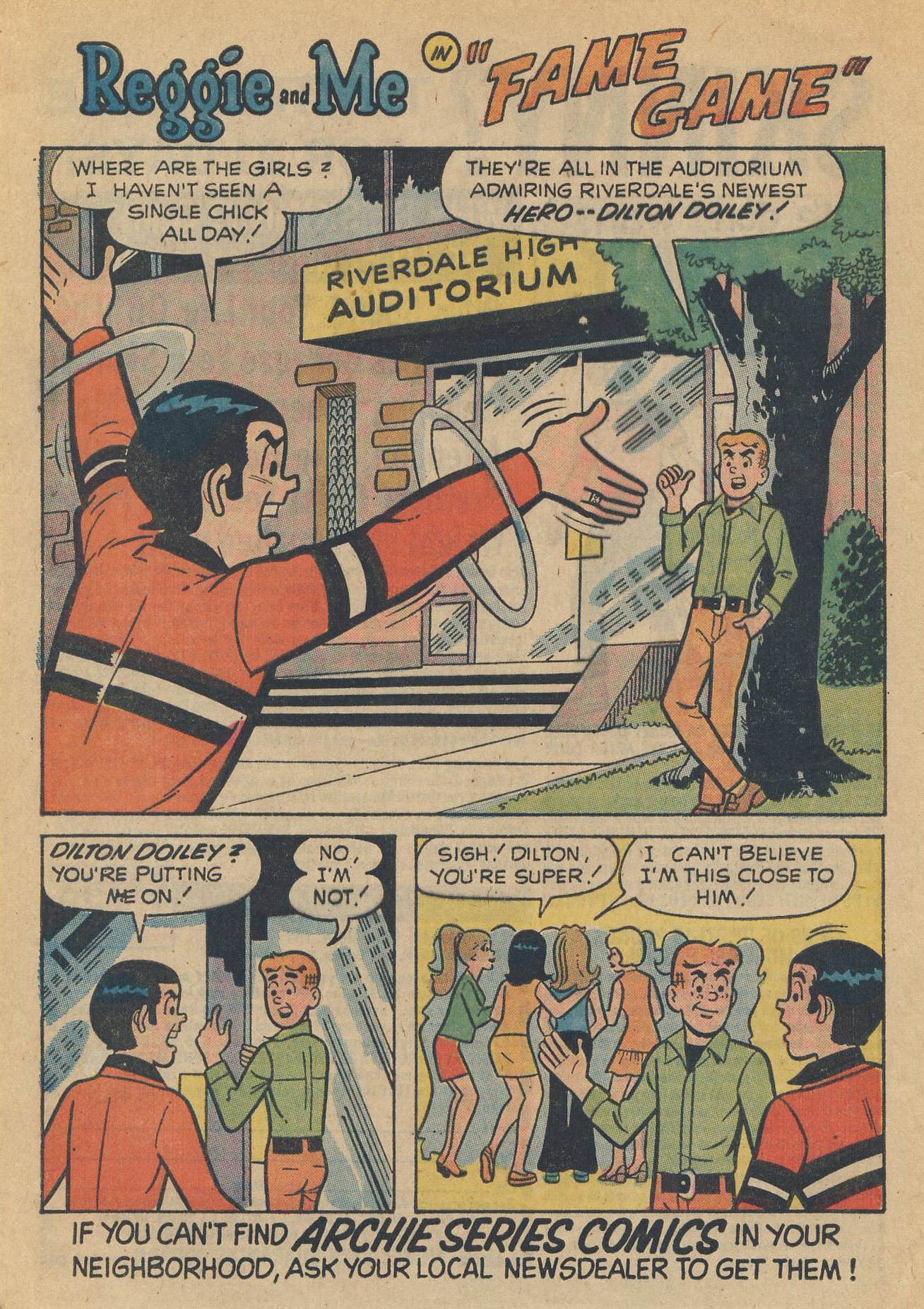 Read online Reggie and Me (1966) comic -  Issue #64 - 20