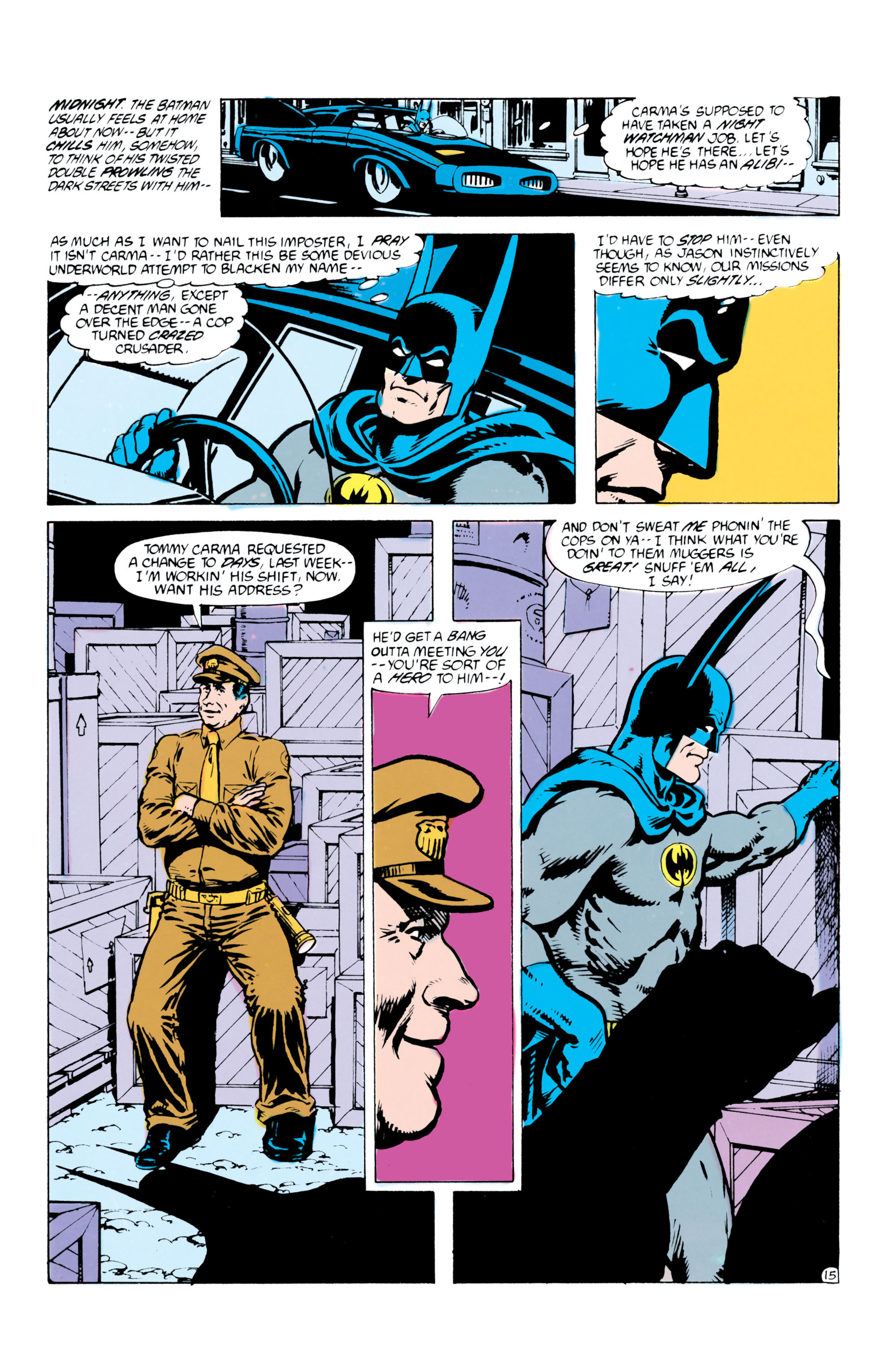 Read online Batman (1940) comic -  Issue #402 - 16