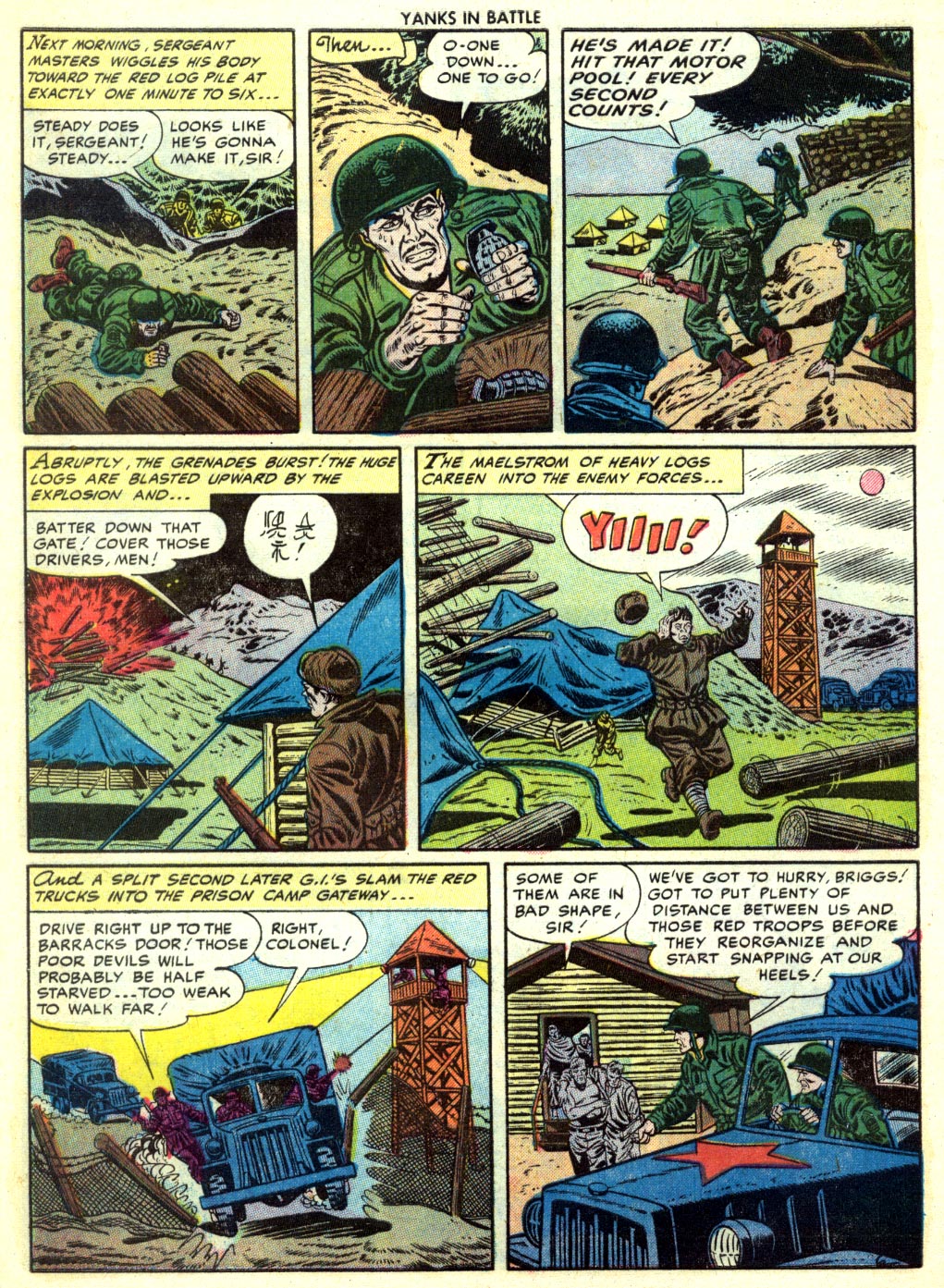 Read online Yanks In Battle comic -  Issue #4 - 8